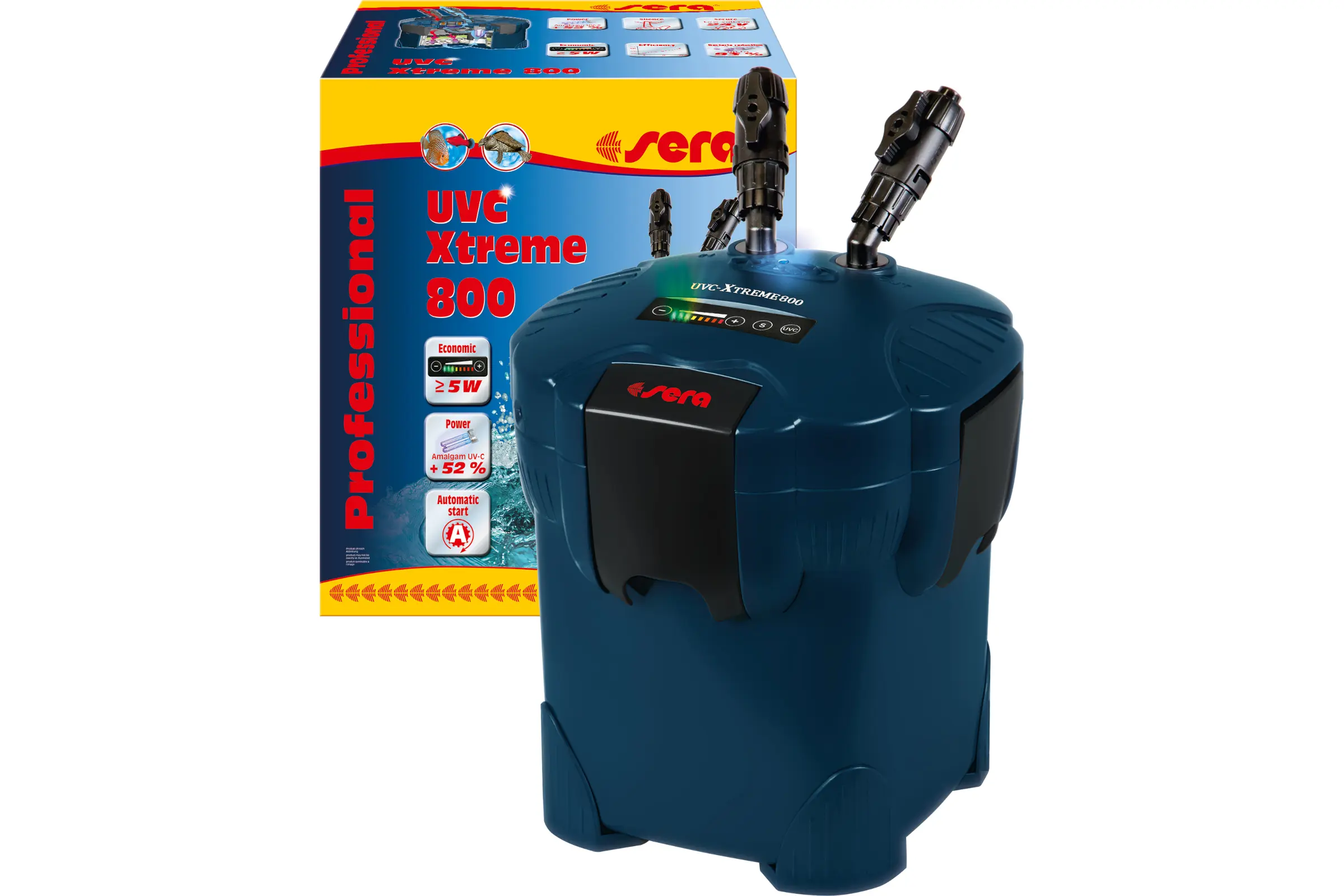 Sera UVC‑Xtreme 800 Filtre externe avec UV‑C