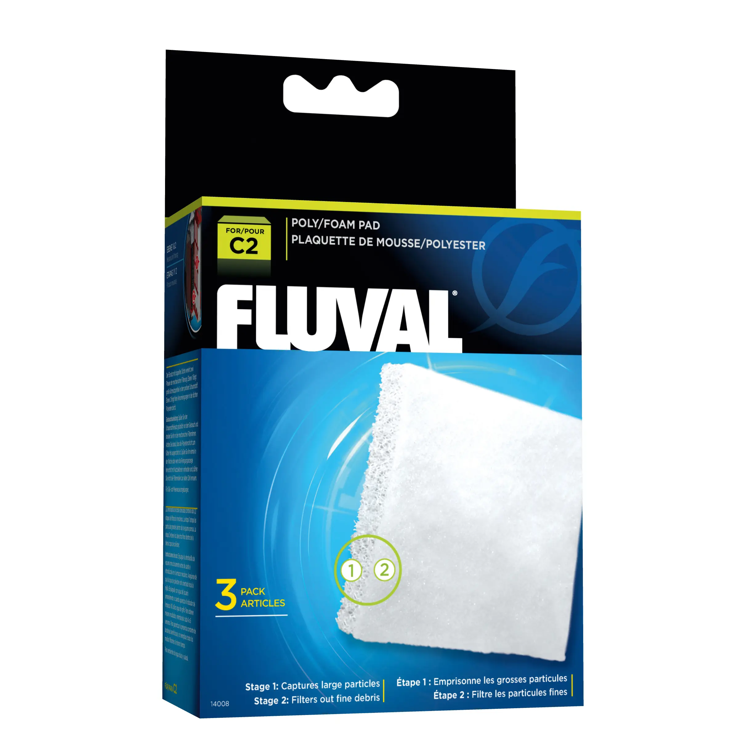 Fluval C2 Cartouche en mousse/poly 3-pack