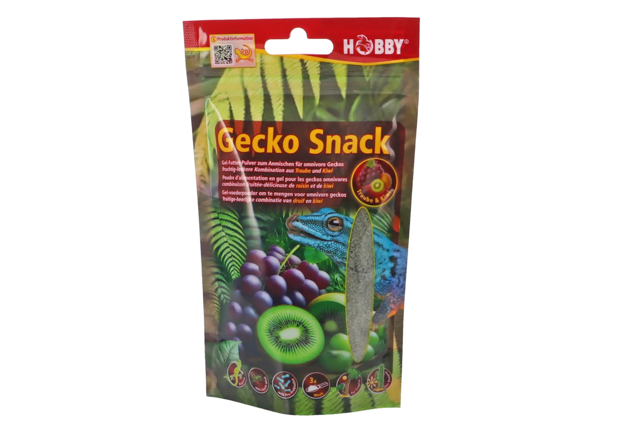 Hobby Gecko Snack raisin / kiwi, 100 g
