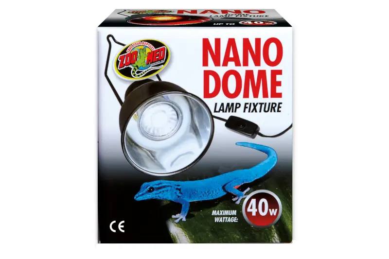 Zoomed Nano Dome Lamp Fixture, douille, 40 W