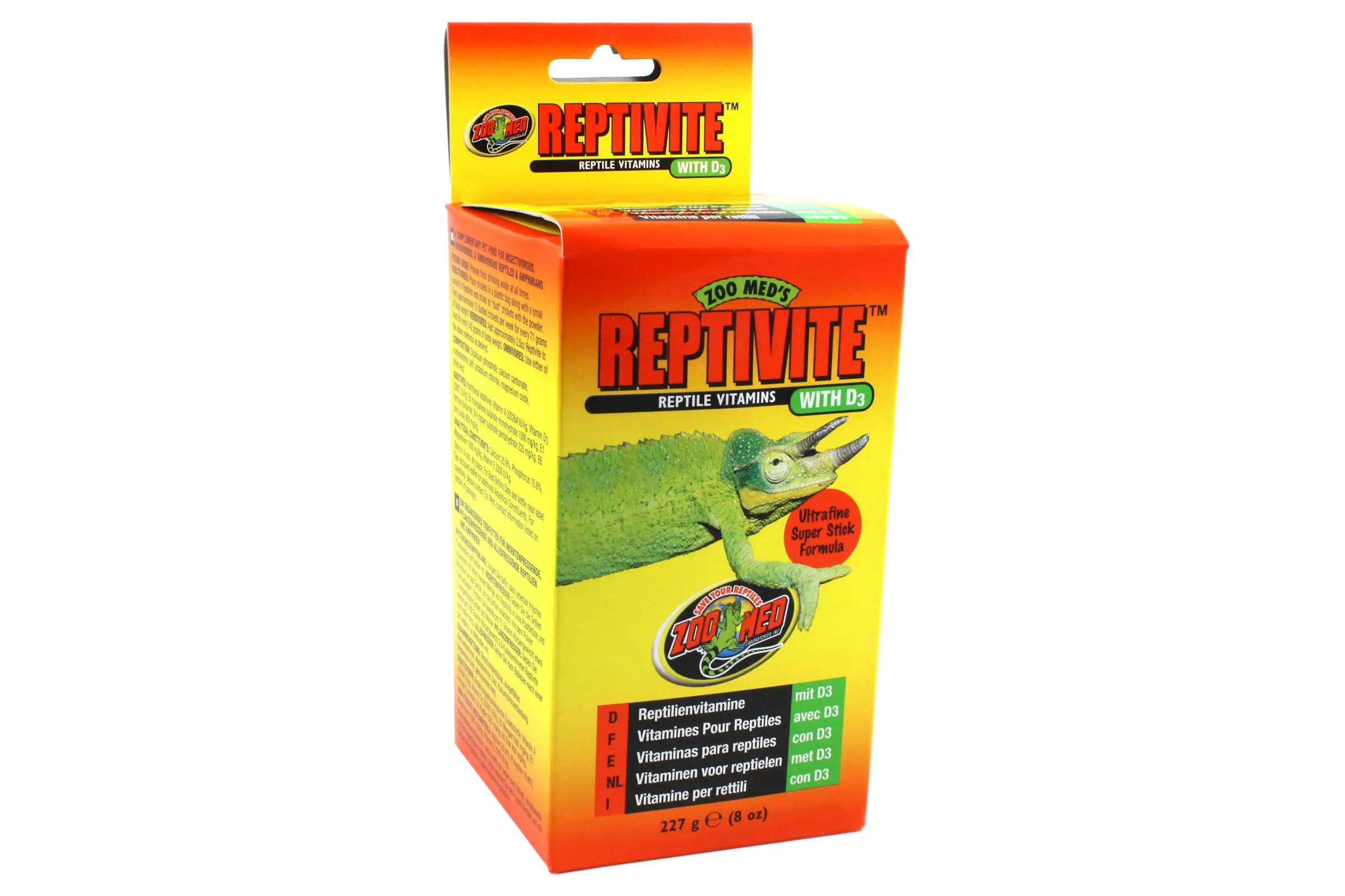 Zoomed Reptivite avec D3, poudre d’aliment complémentaire, 227 g