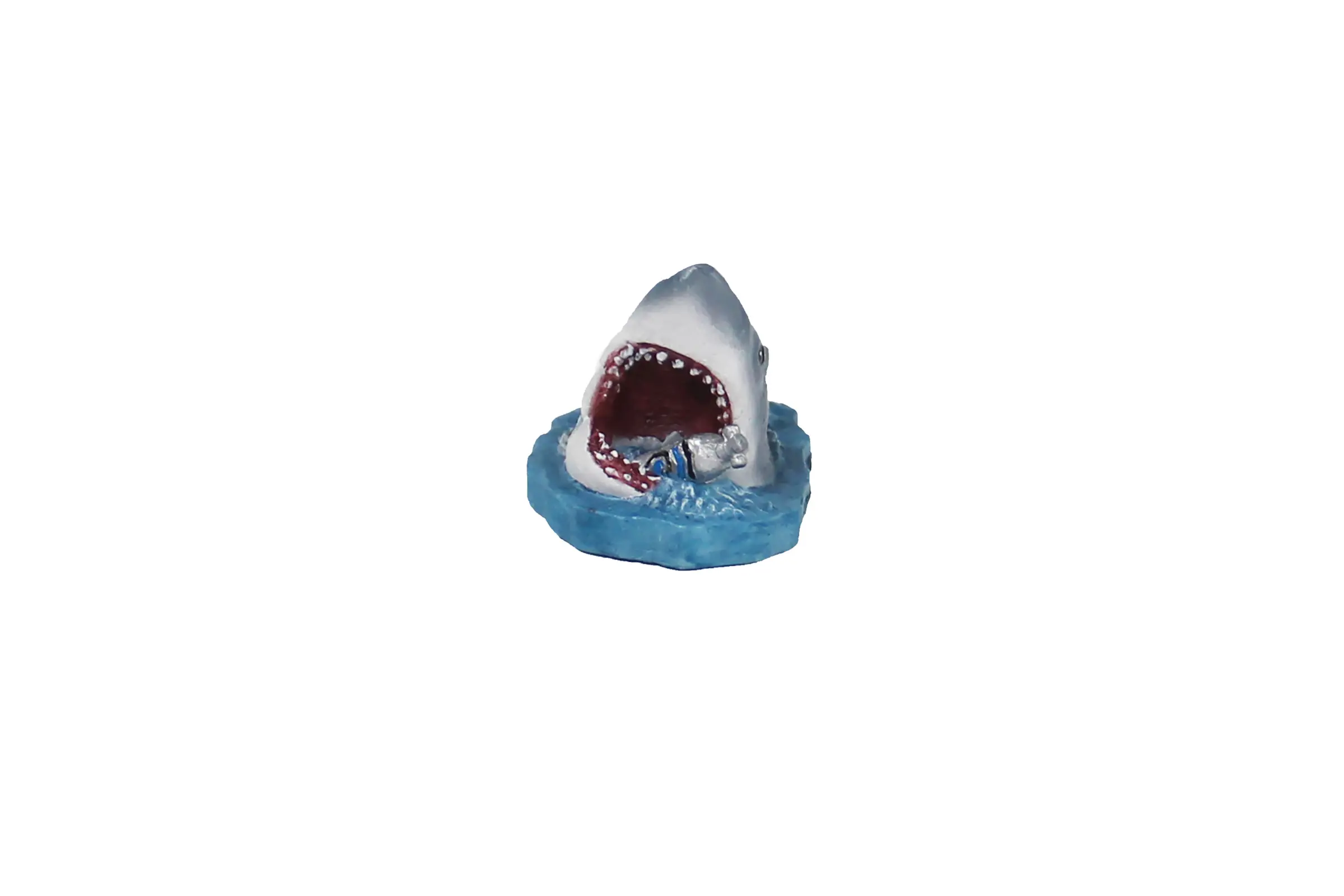 Penn-Plax requin avec bouteille d’air, déco d’aquarium Jaws, en 3 tailles