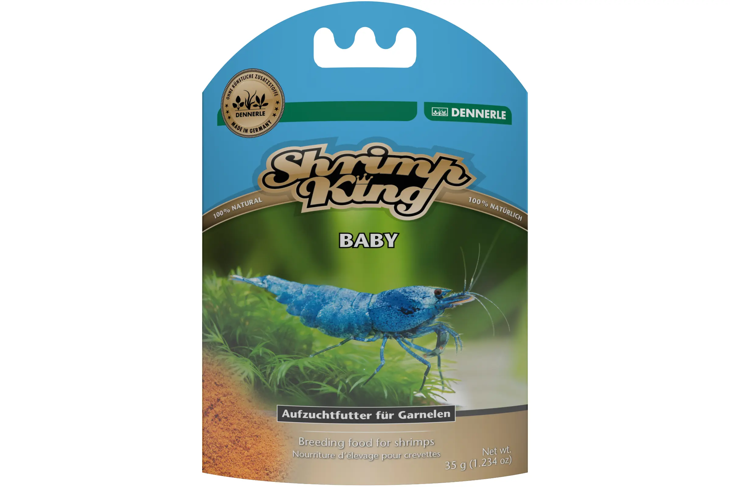 Dennerle Shrimp King Baby, aliment d’élevage, 30 g