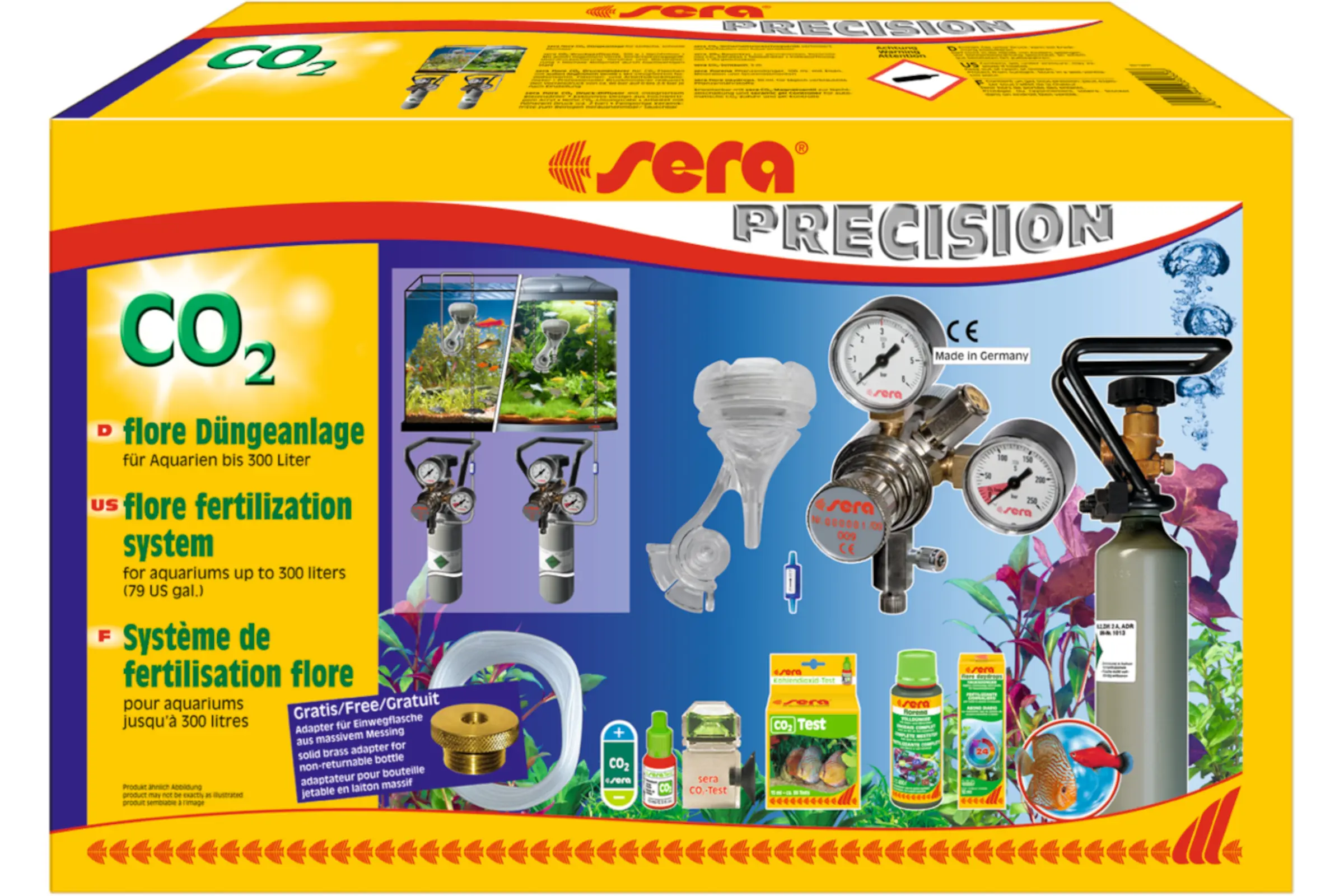 Sera flore CO2 système de fertilisation