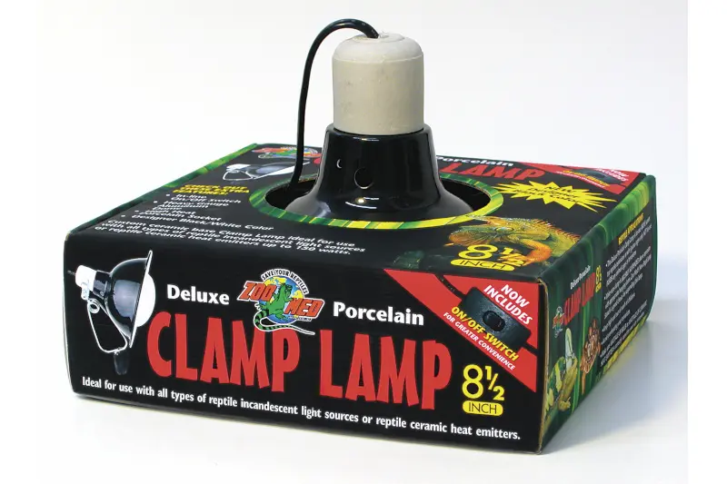 Zoomed Deluxe Porcelain Clamp Lamp (max. 150 W), lampe à pince, 22 cm