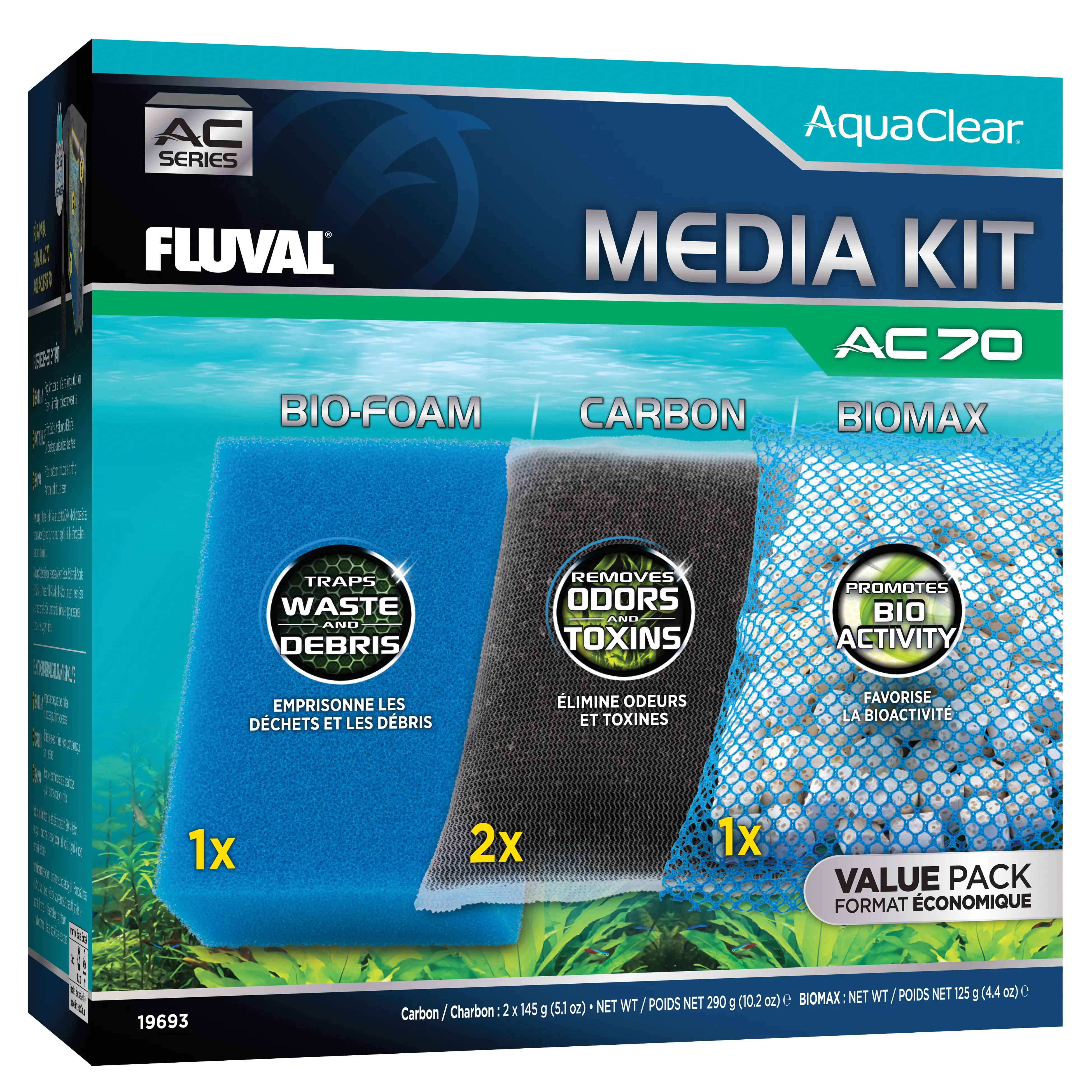 Kit de masses filtrantes Fluval AC70