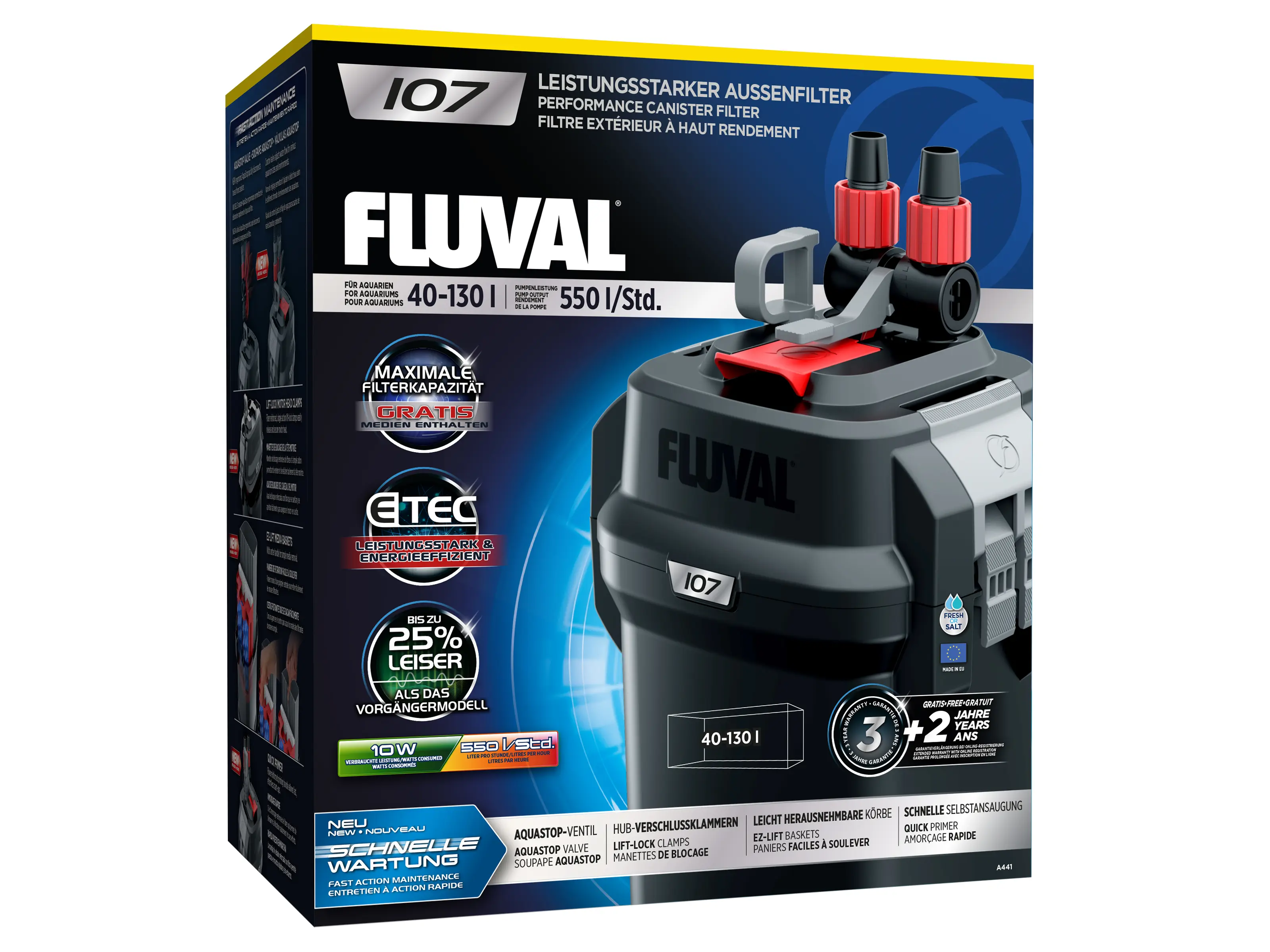 Filtre externe Fluval 107