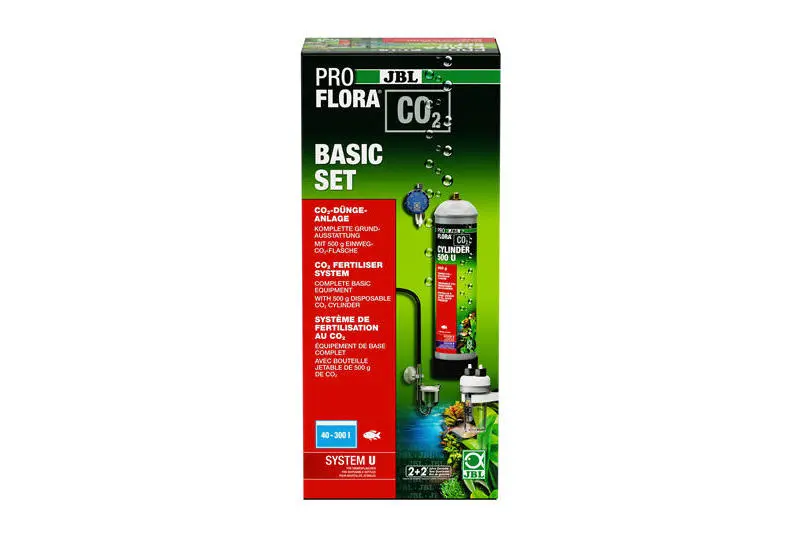 JBL PROFLORA CO2 BASIC SET U, installation CO2 jetable jusqu’à 300 l
