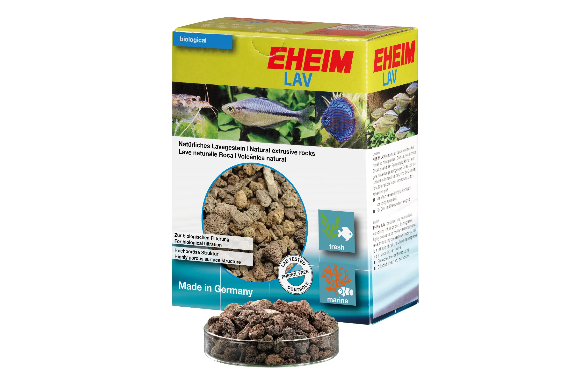 Eheim LAV pierre de lave 1 l ou 5 l