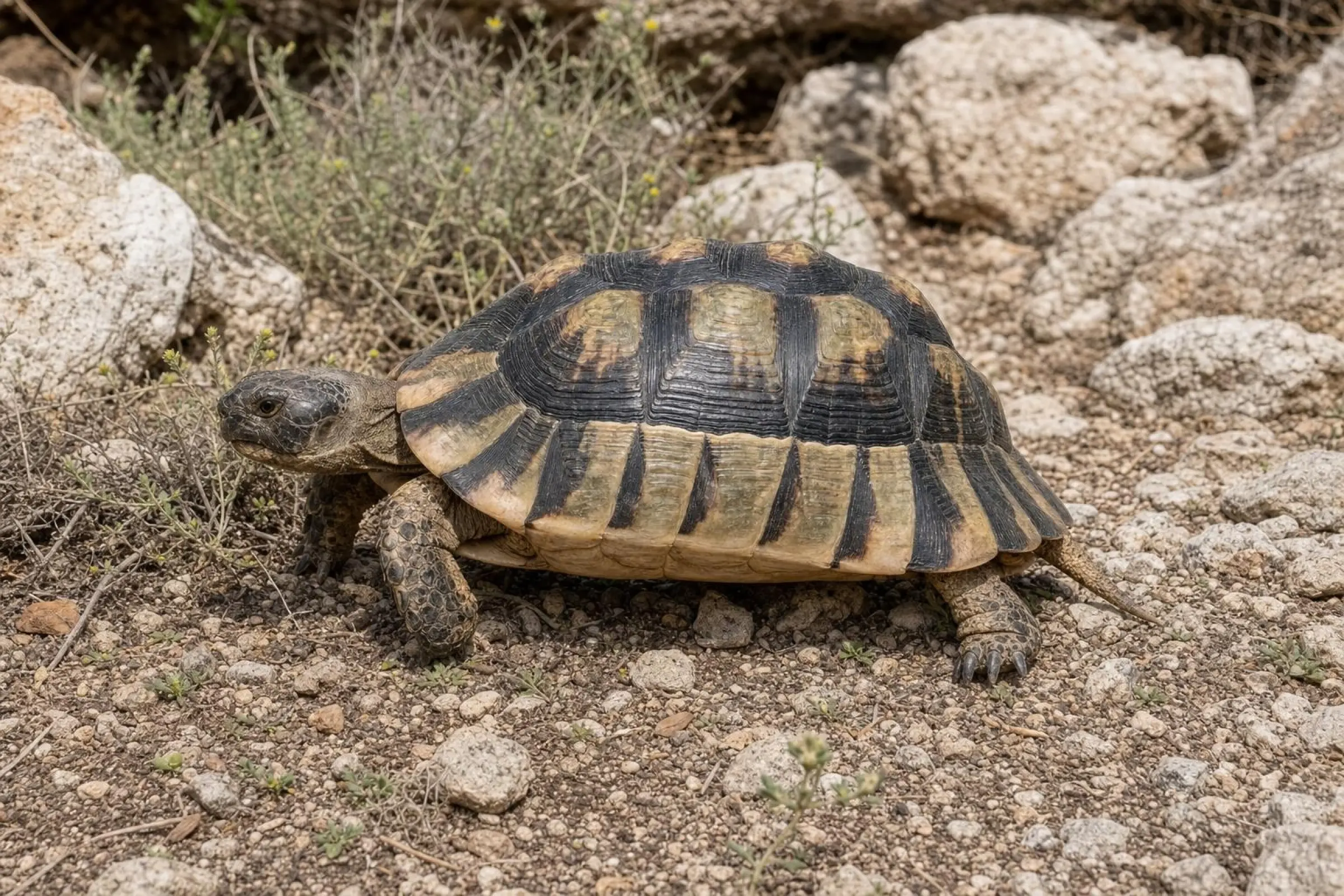 Tortue marginée, Testudo marginata