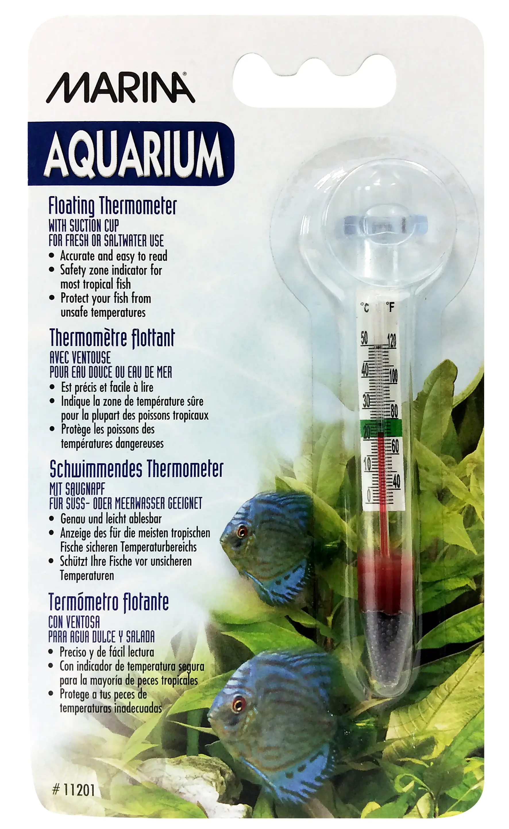 Thermomètre flottant Marina avec ventouse