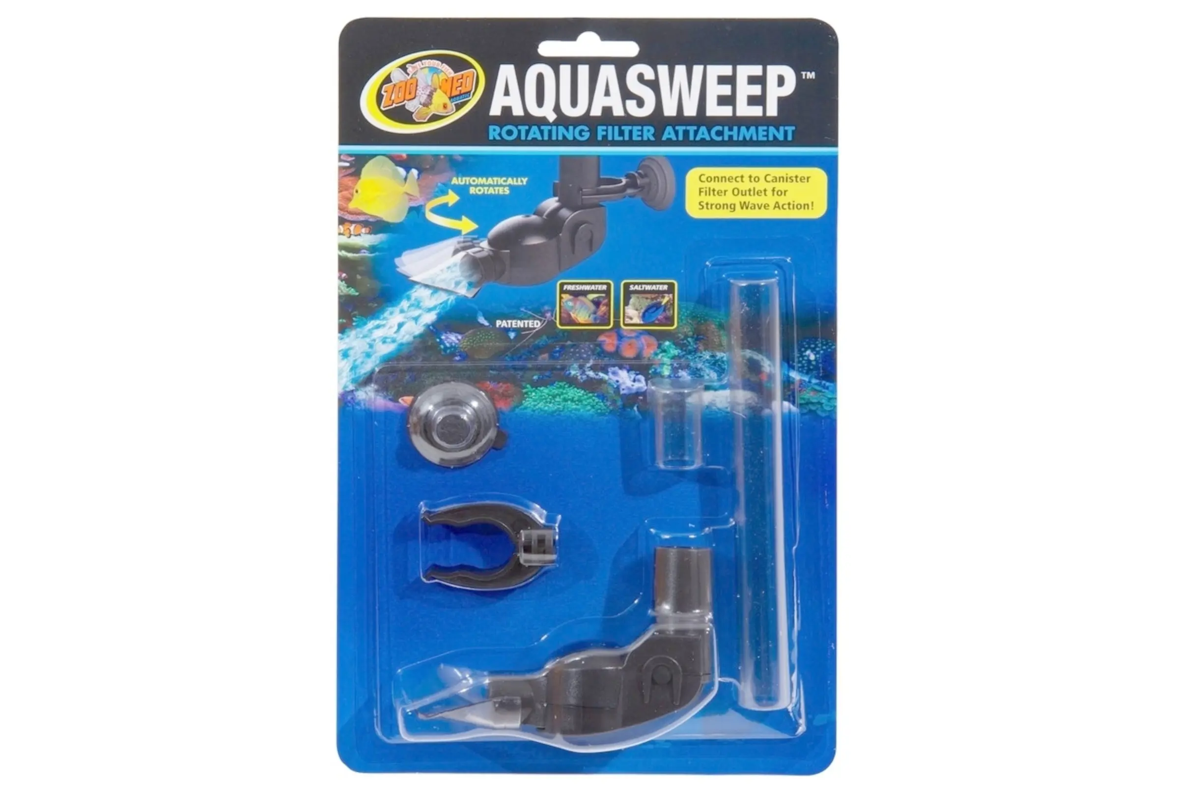 Zoomed AquaSweep Filter Attachment, embout de filtre rotatif