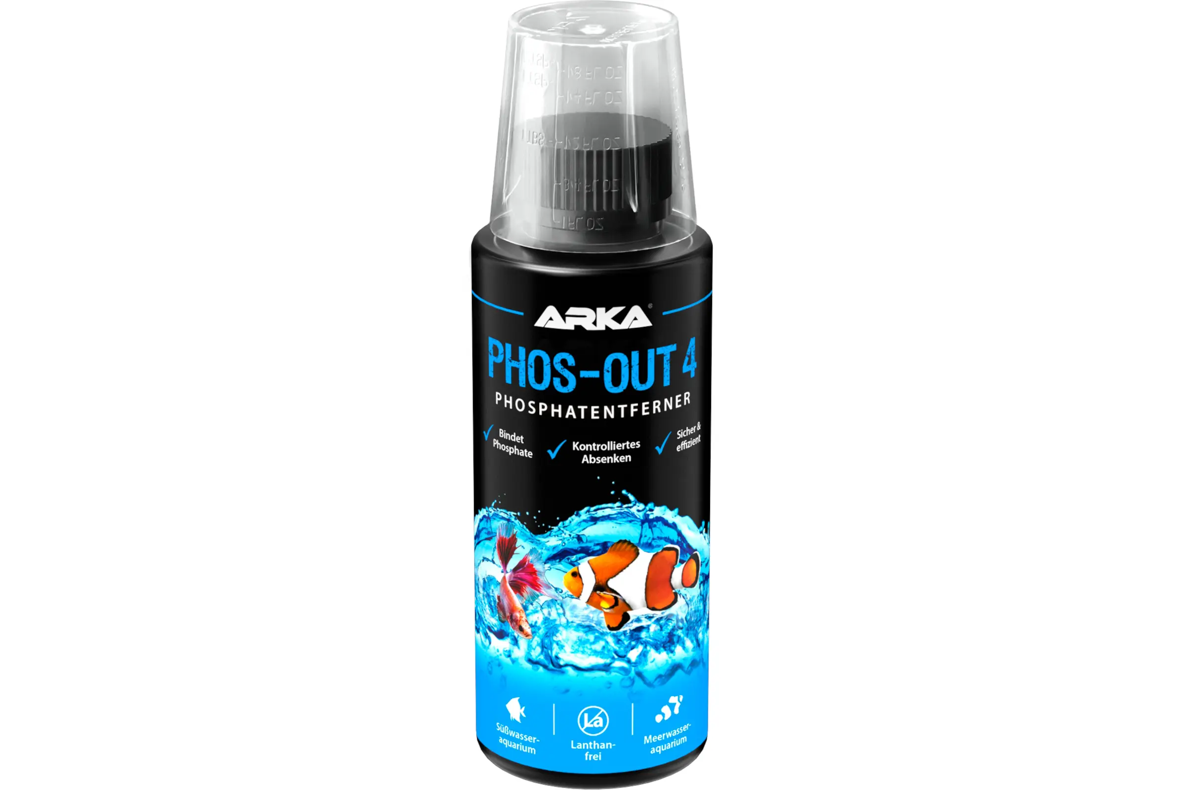 ARKA Phos‑Out 4 (liquide), éliminateur de phosphates, 118 ml