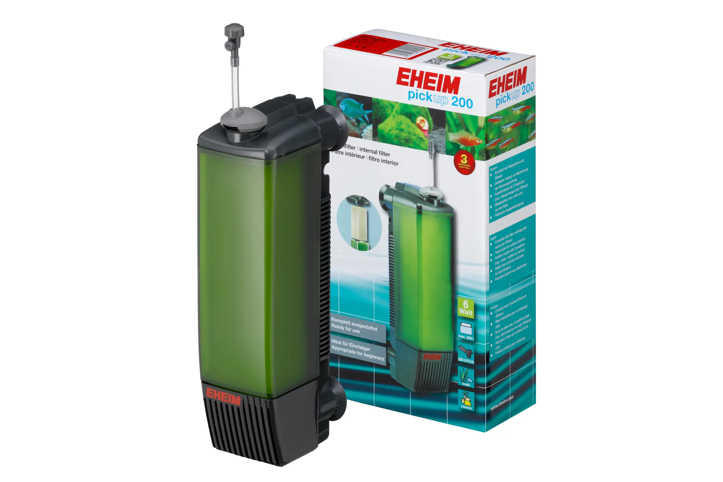 Eheim pickUp 200, filtre intérieur