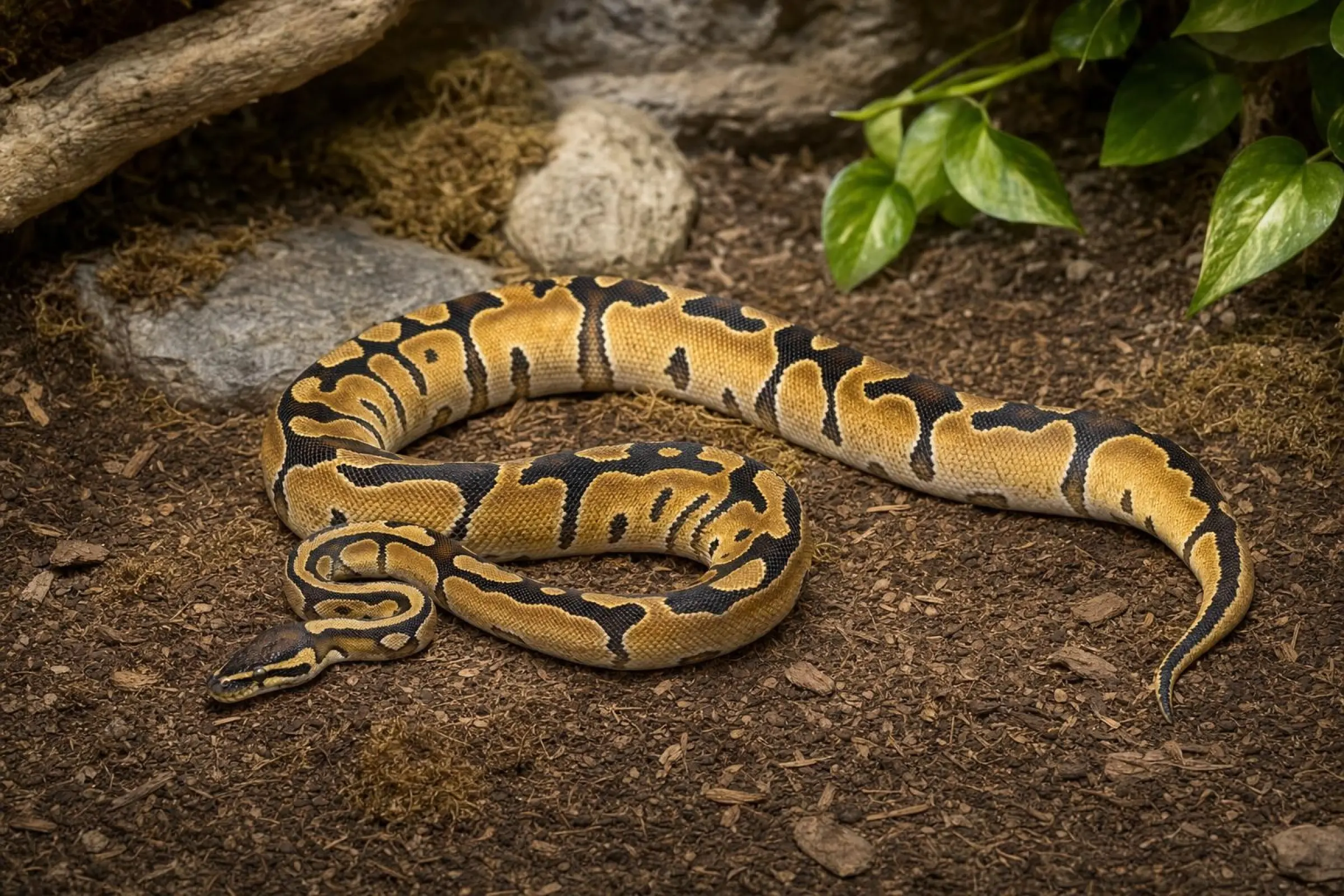 Python royal « Enchi Trick », Python regius