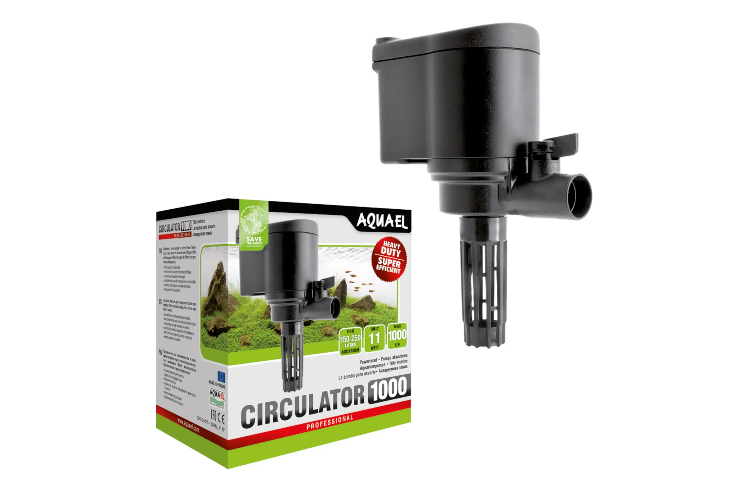 Aquael Pompe Circulator 1000, pompe de brassage