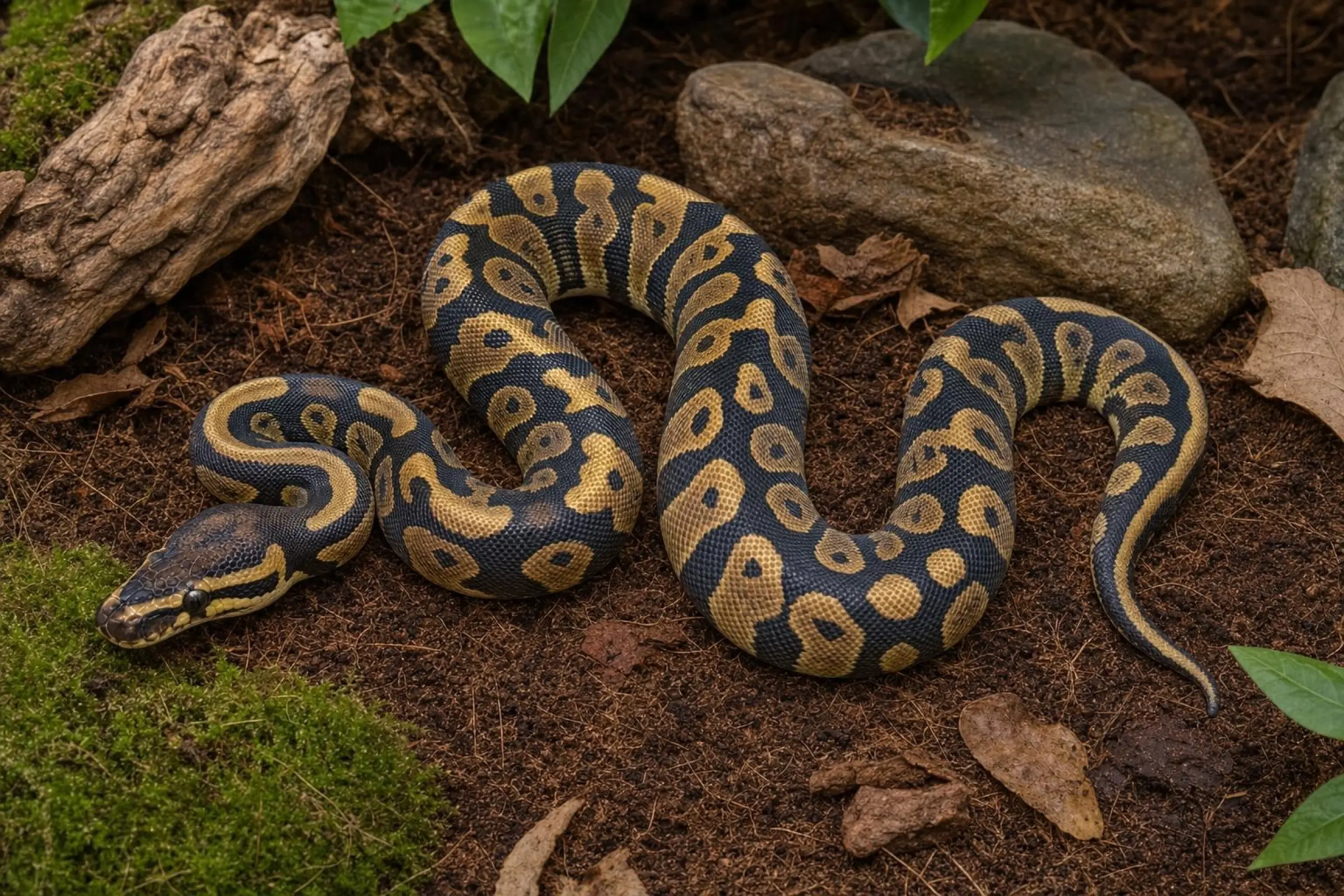 Python royal Confusion, Python regius
