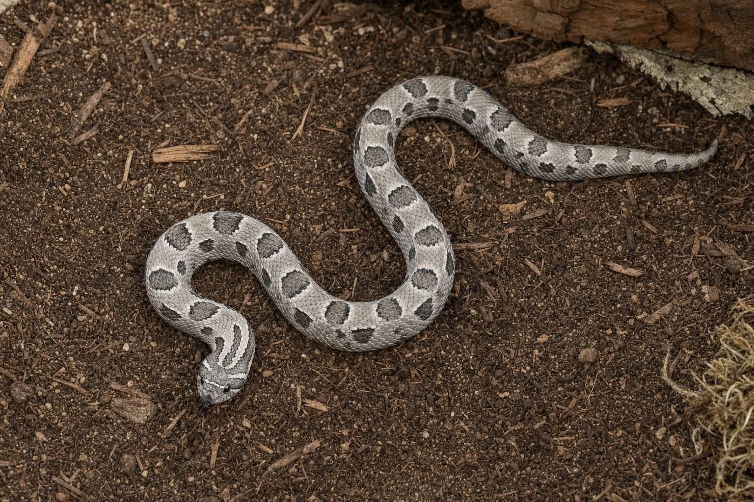 Couleuvre à nez crochu de l’Ouest « Axanthic Conda », Heterodon nasicus