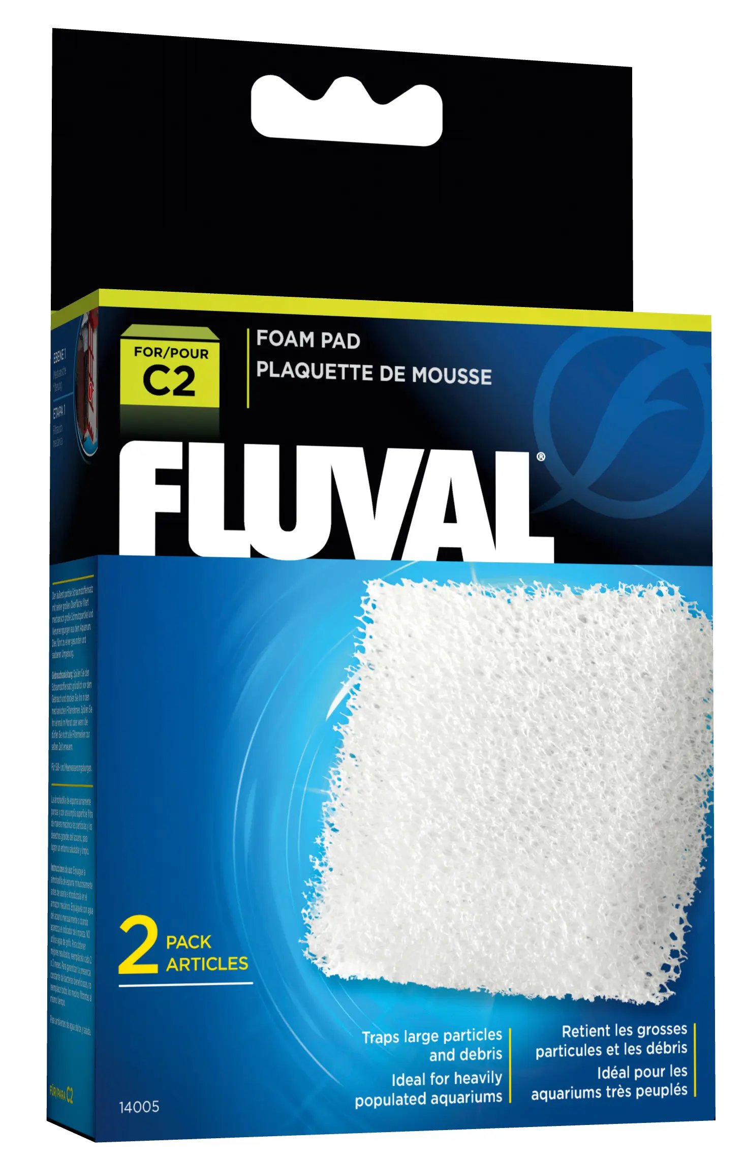 Cartouche en mousse Fluval C2 lot de 2