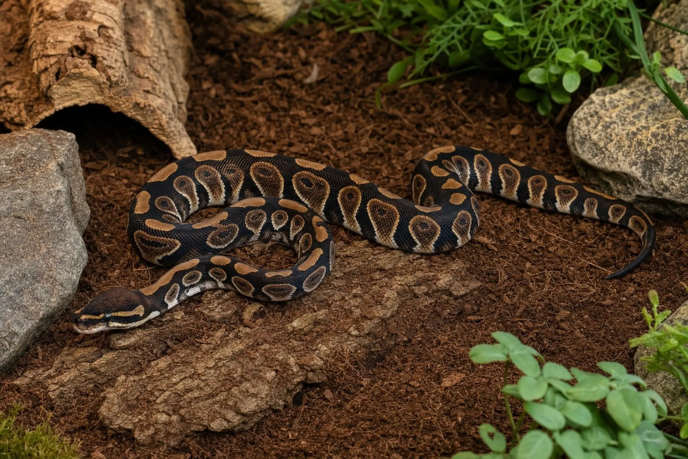 Python royal Chocolate, Python regius