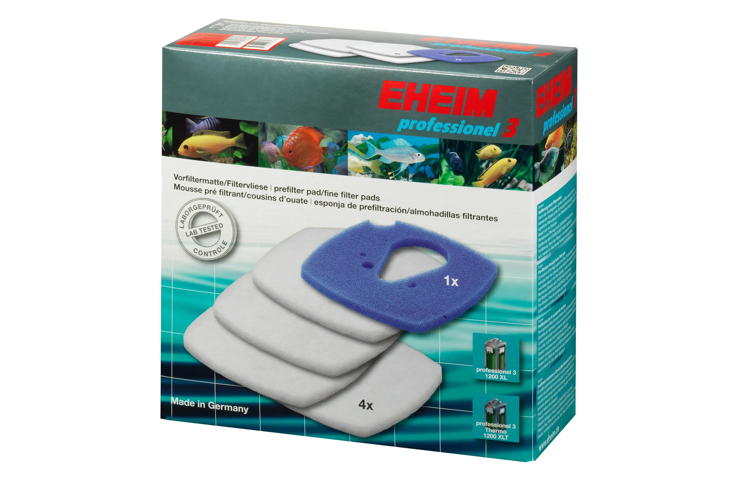 Eheim masses filtrantes et préfiltre pour Prof. 3 1200XL/T, 5 pièces