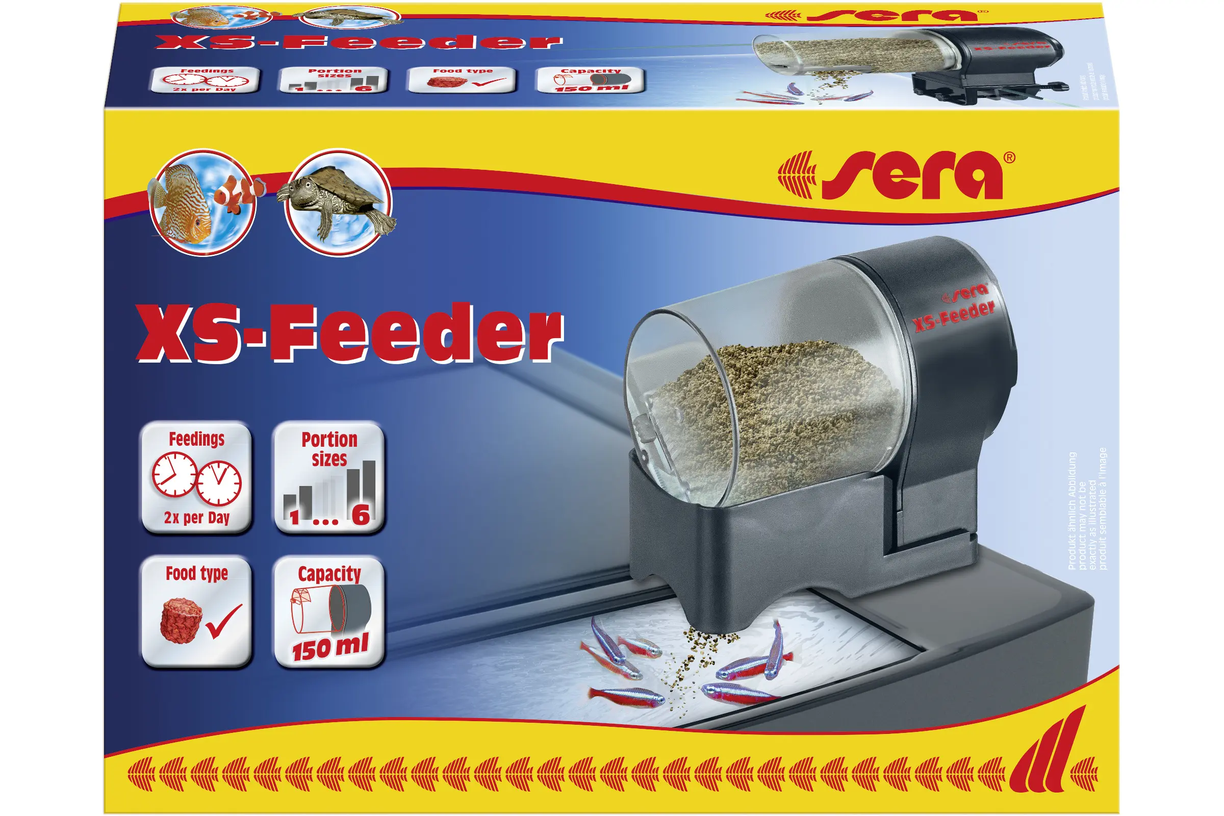 Sera XS‑Feeder, distributeur automatique de nourriture