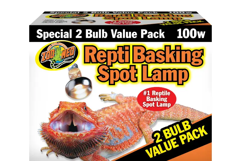 Zoomed Repti Basking Spot ValuePack, spot, 100 W, 2 pièces