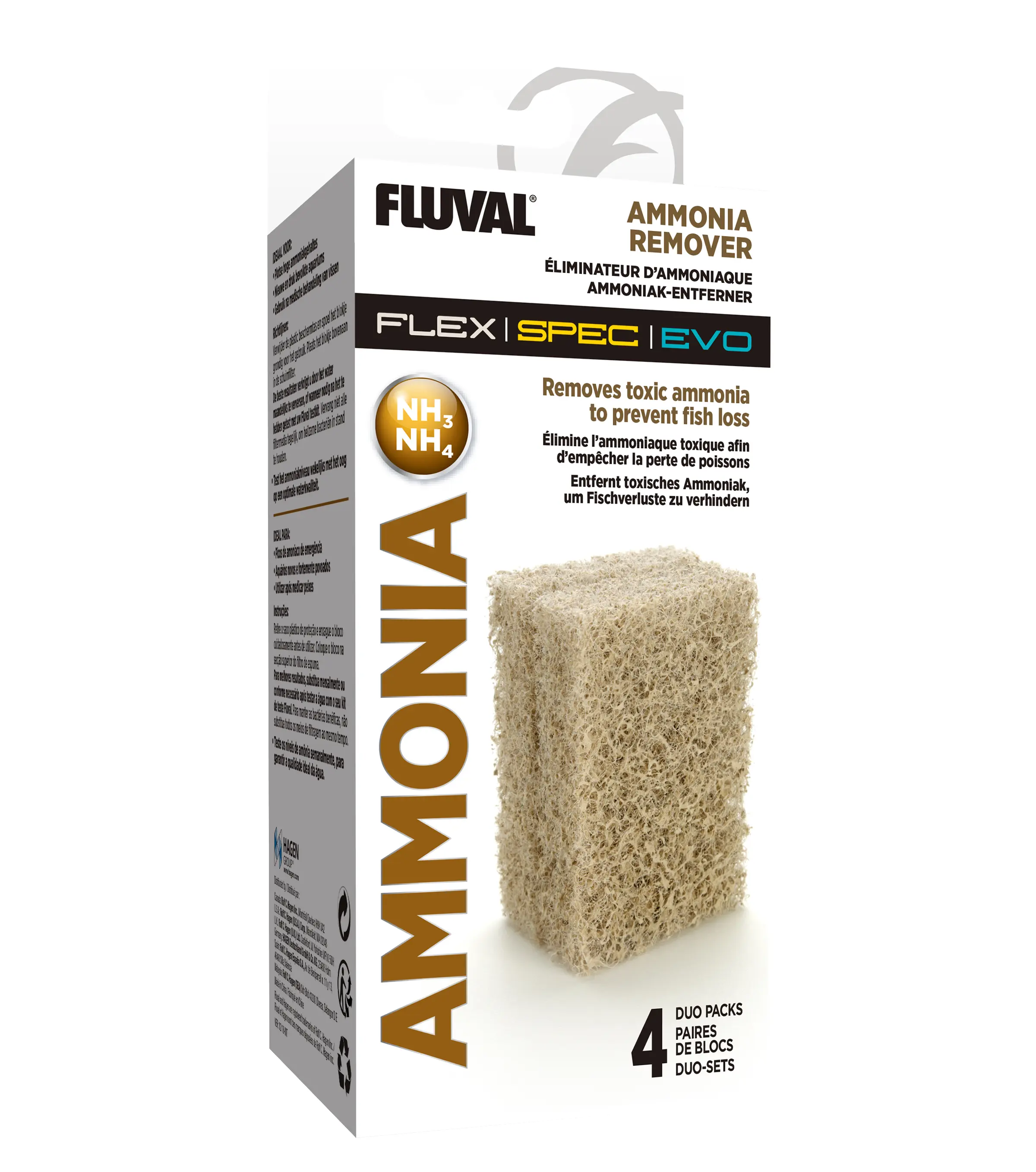 Cartouche filtrante anti-ammoniac Fluval