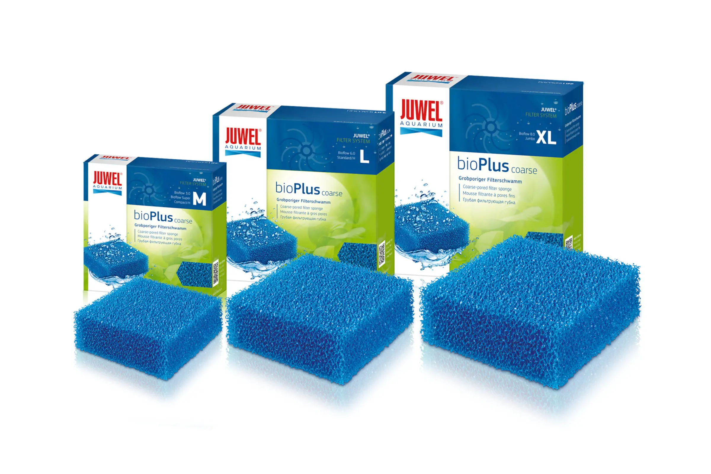Juwel bioPlus coarse, mousse filtrante grossière, en 3 tailles