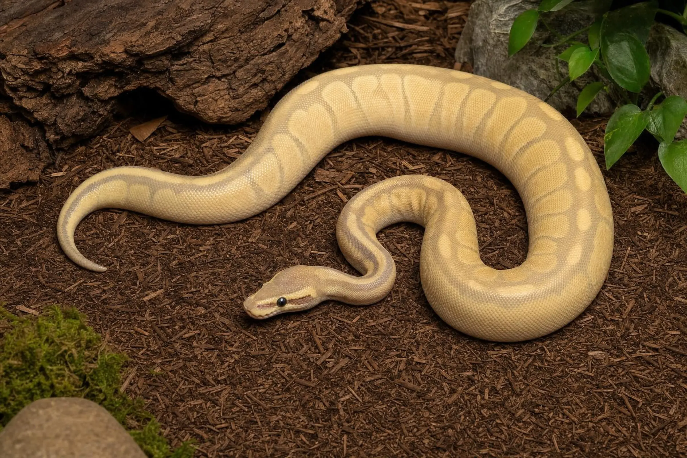 Python royal Pastel Ivory, Python regius