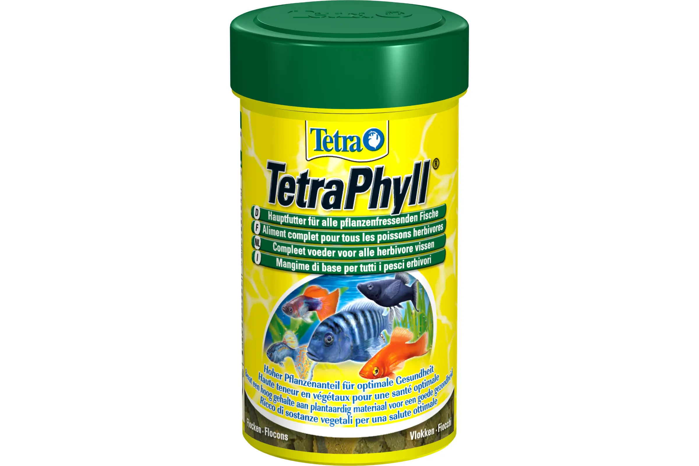 Tetra TetraPhyll, flocons d’aliment principal, en 100 et 250 ml