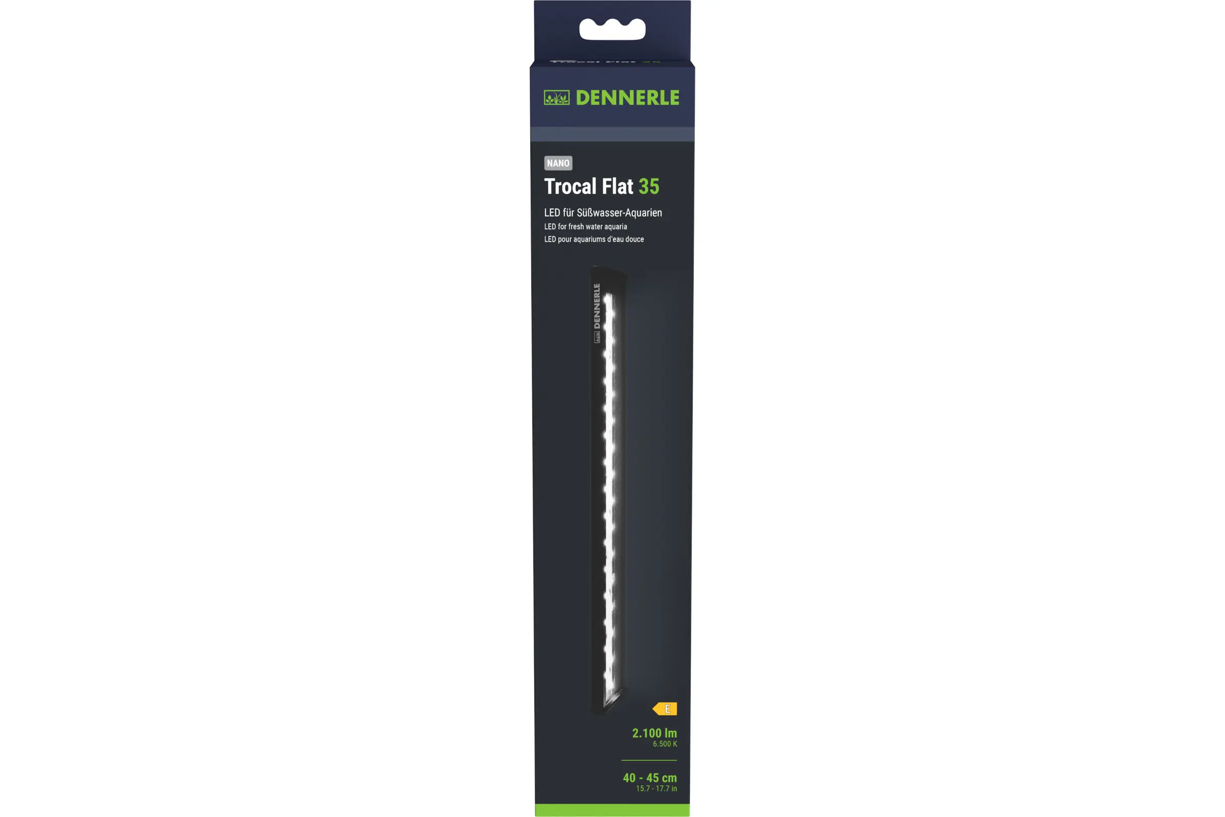 Dennerle Trocal Flat 35, rampe LED à poser, 40-45 cm (article en fin de série)