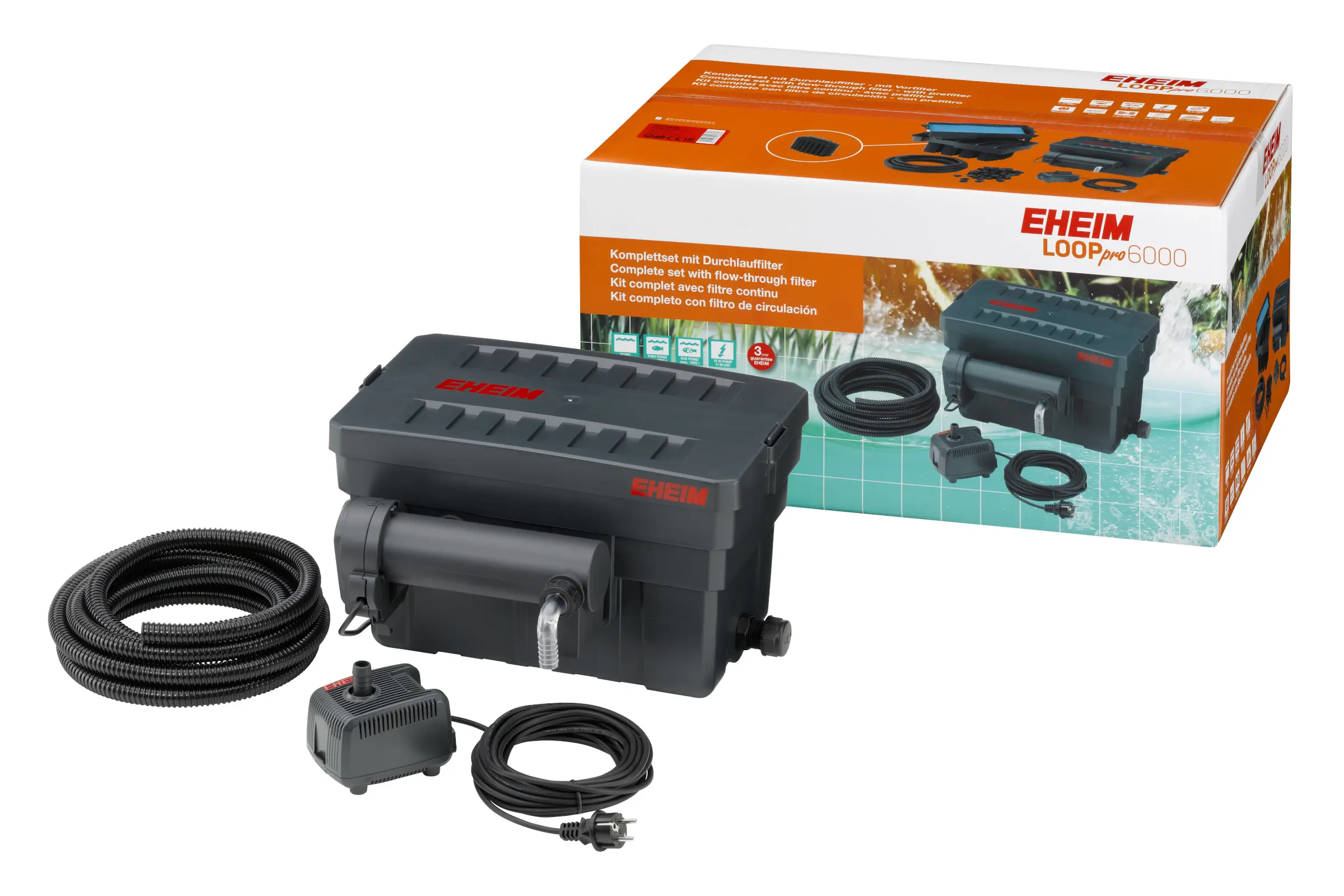 Eheim LOOPpro 6000, kit de filtre de bassin avec clarificateur UVC