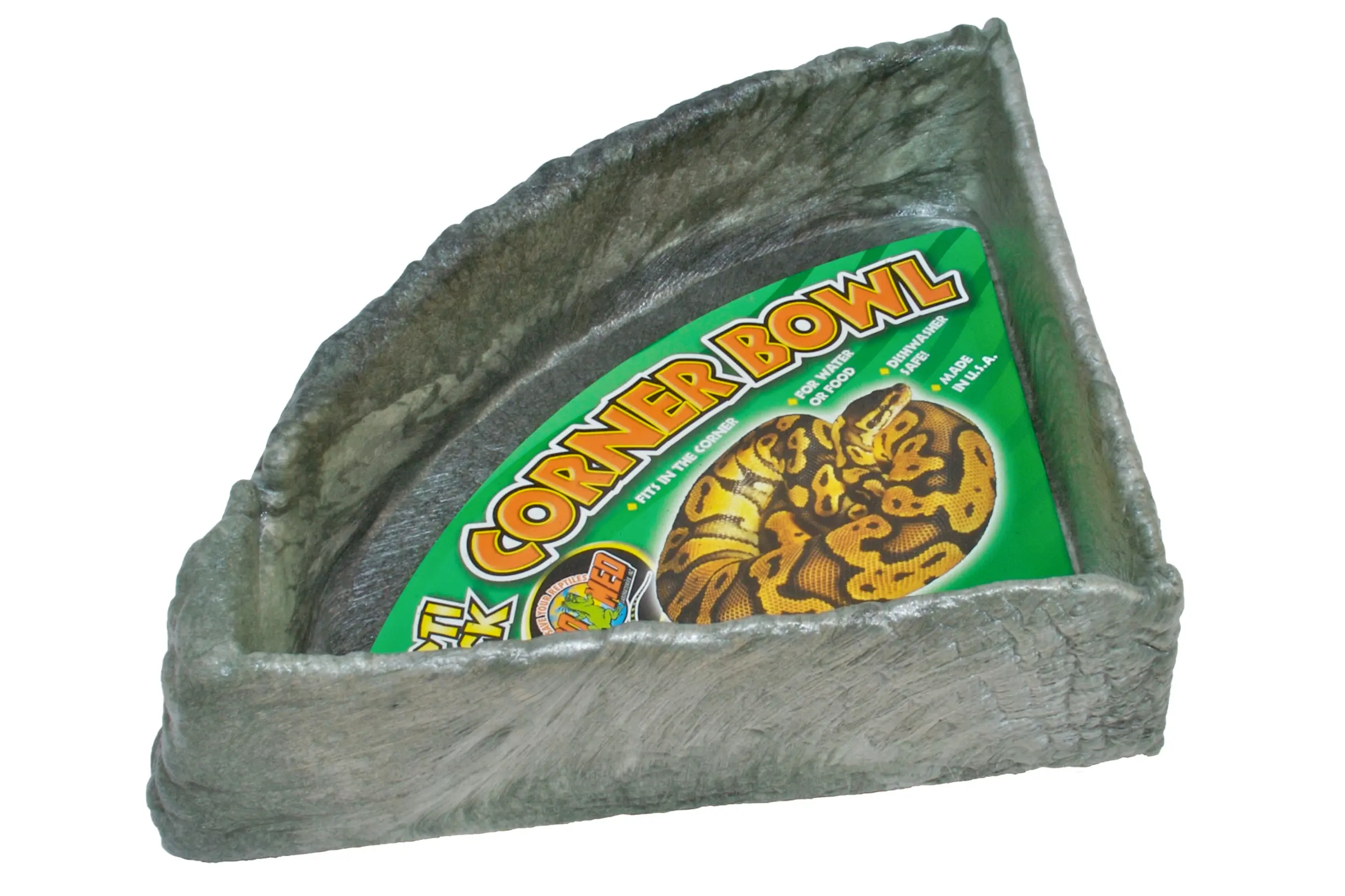 Zoomed Repti Rock Corner Water Dish X-Large, écuelle d’angle