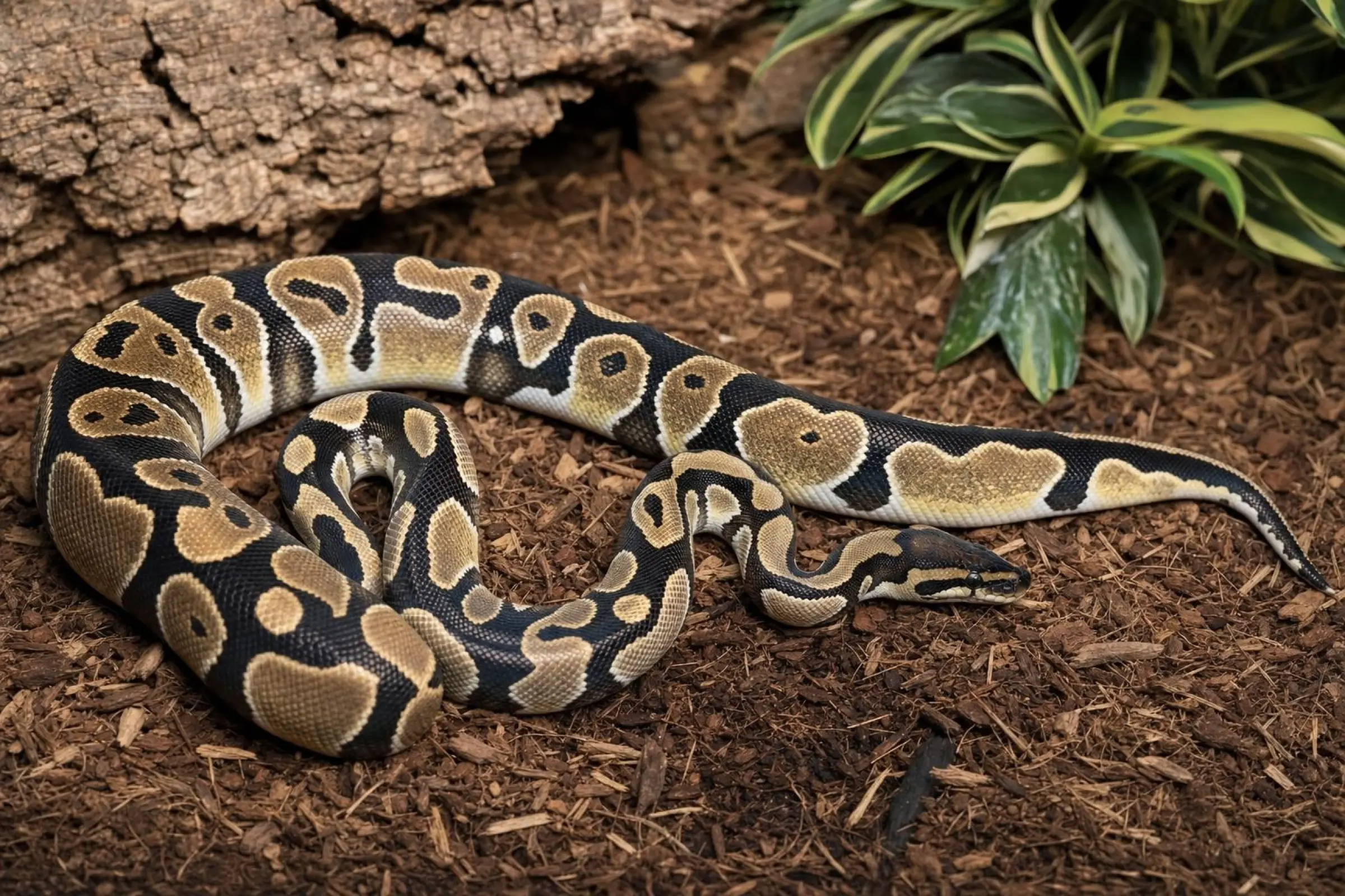 Python royal « Mojave Pastel Piedball », Python regius