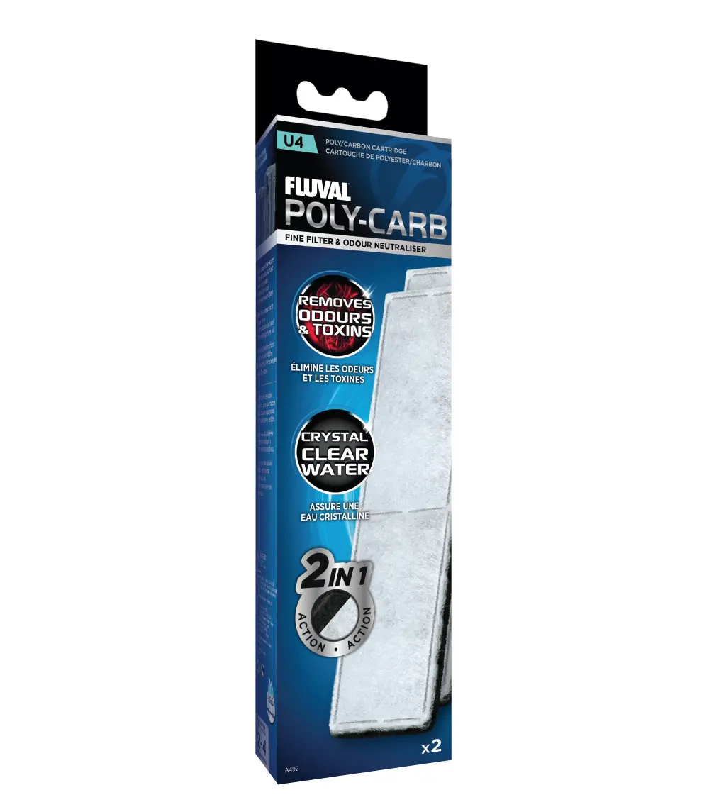 Cartouche filtrante Fluval U4 poly-charbon actif