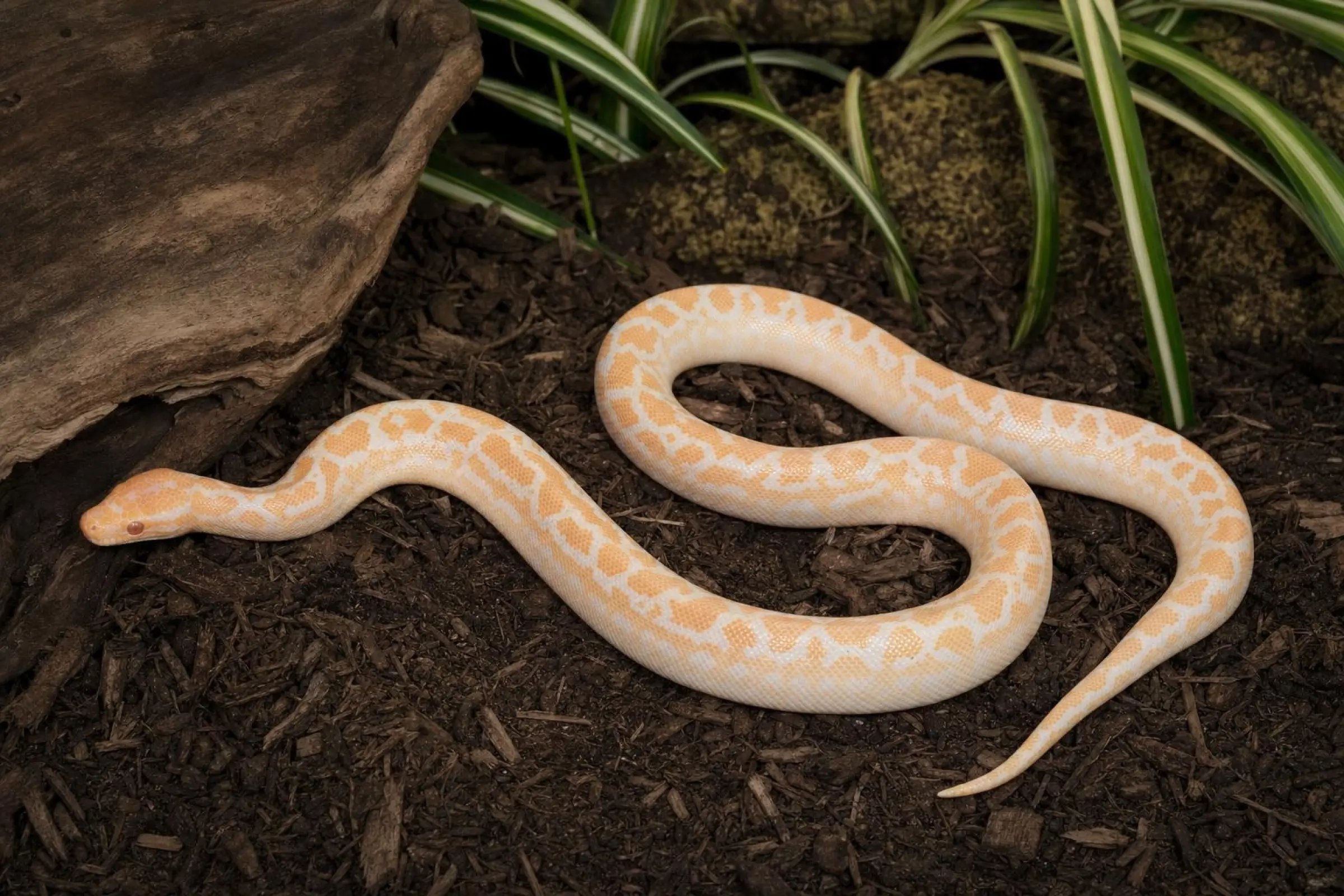 Albinos du boa arc-en-ciel brun, Epicrates maurus