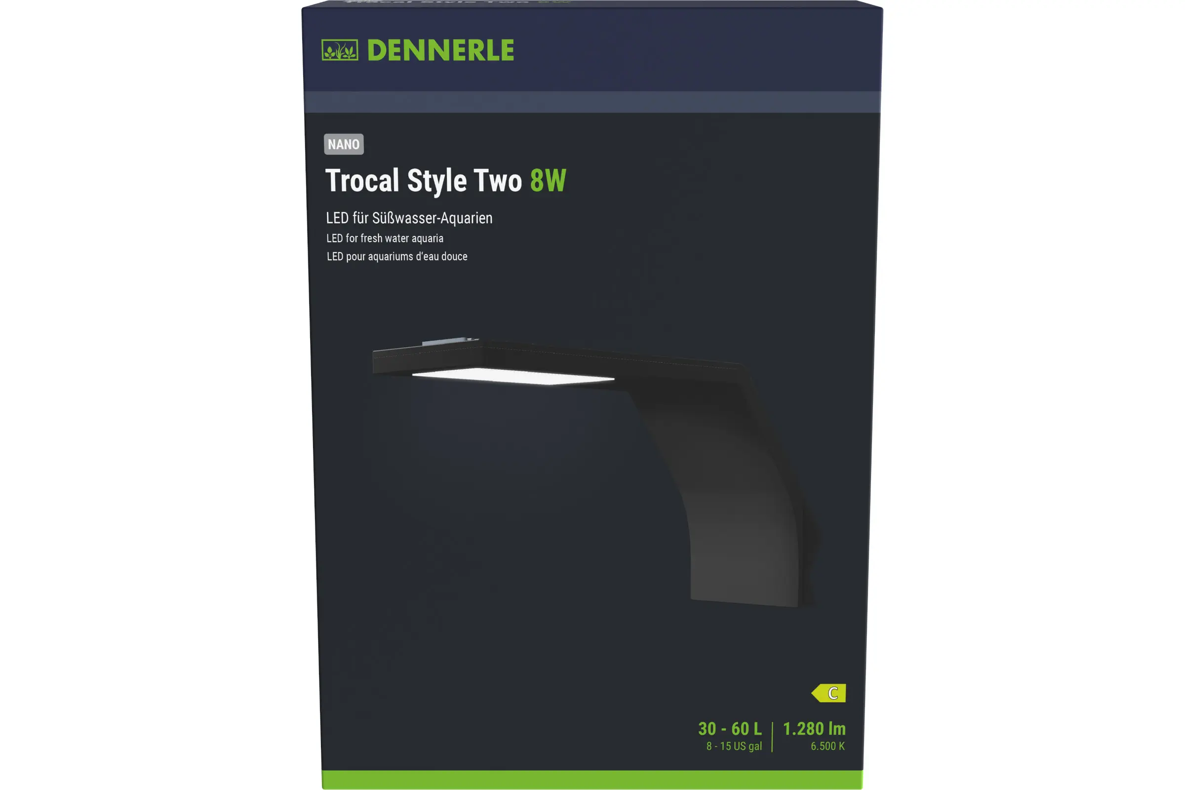 Dennerle Trocal Style Two (8 W), rampe LED pour aquarium (article en fin de série)