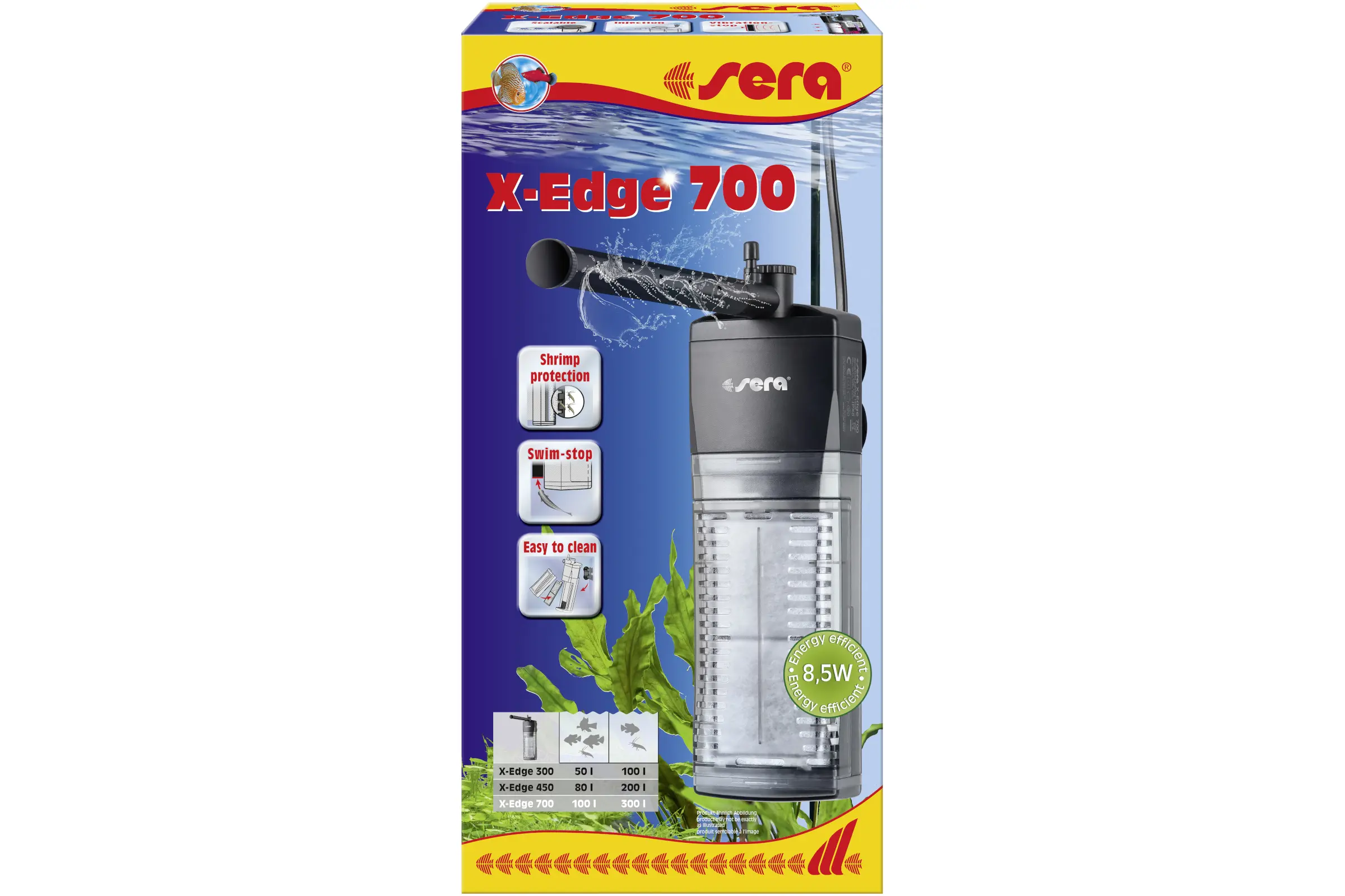 Sera X‑Edge 700 Filtre d’angle jusqu’à 300 l