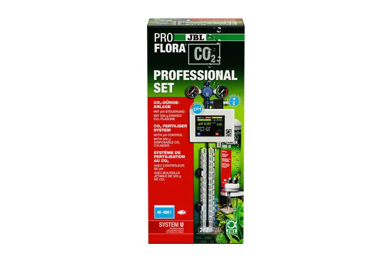 JBL ProFlora CO2 Professional Set U, installation CO2 à usage unique jusqu’à 600 l