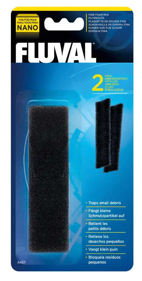 Cartouche en mousse fine pour filtre interne Fluval Nano