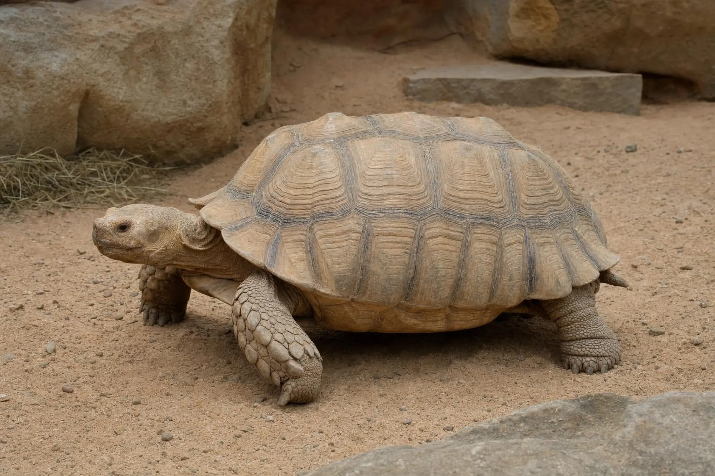 Tortue sillonnée, Centrochelys sulcata