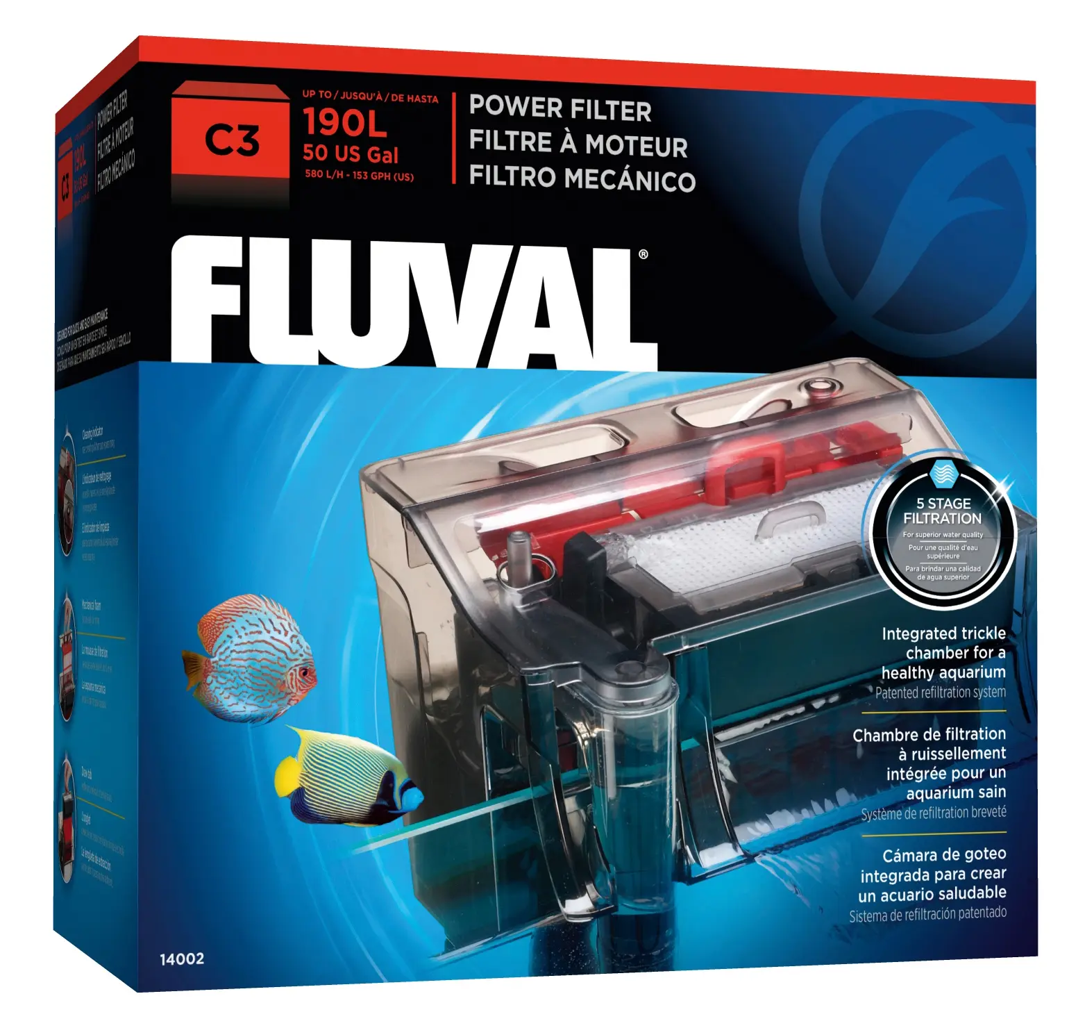 Fluval C3 Filtre 5 étapes
