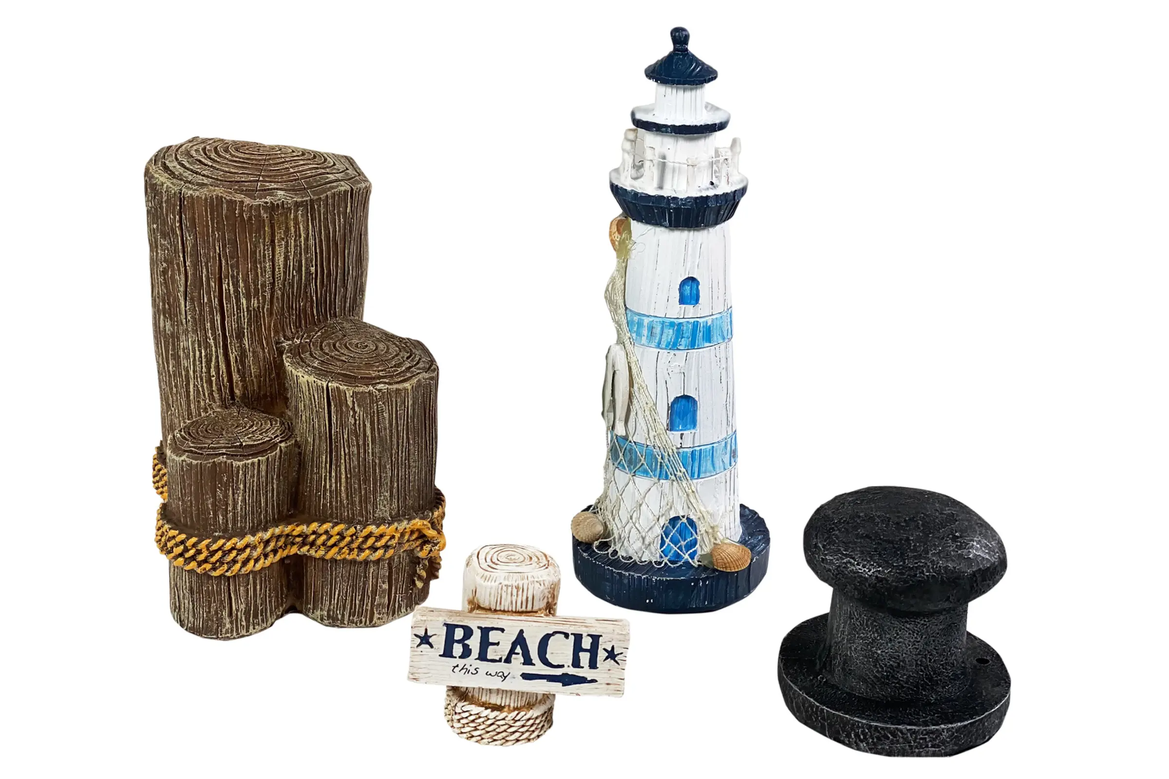 Penn-Plax Kit déco Mer, décoration d’aquarium, lot de 4