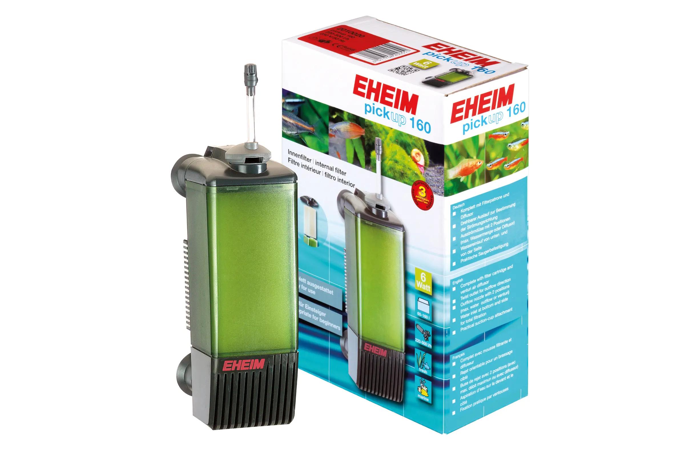Eheim pickUp 160, filtre intérieur