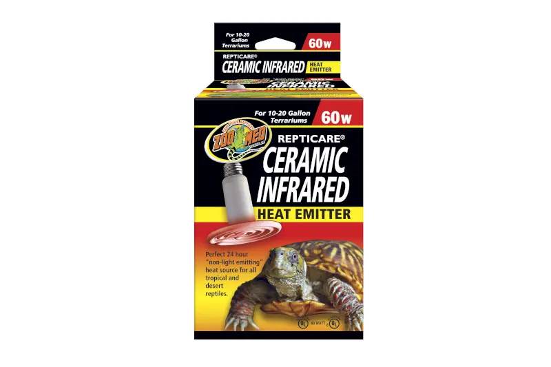 Émetteur de chaleur céramique Zoomed, rayonnement infrarouge, 60 W