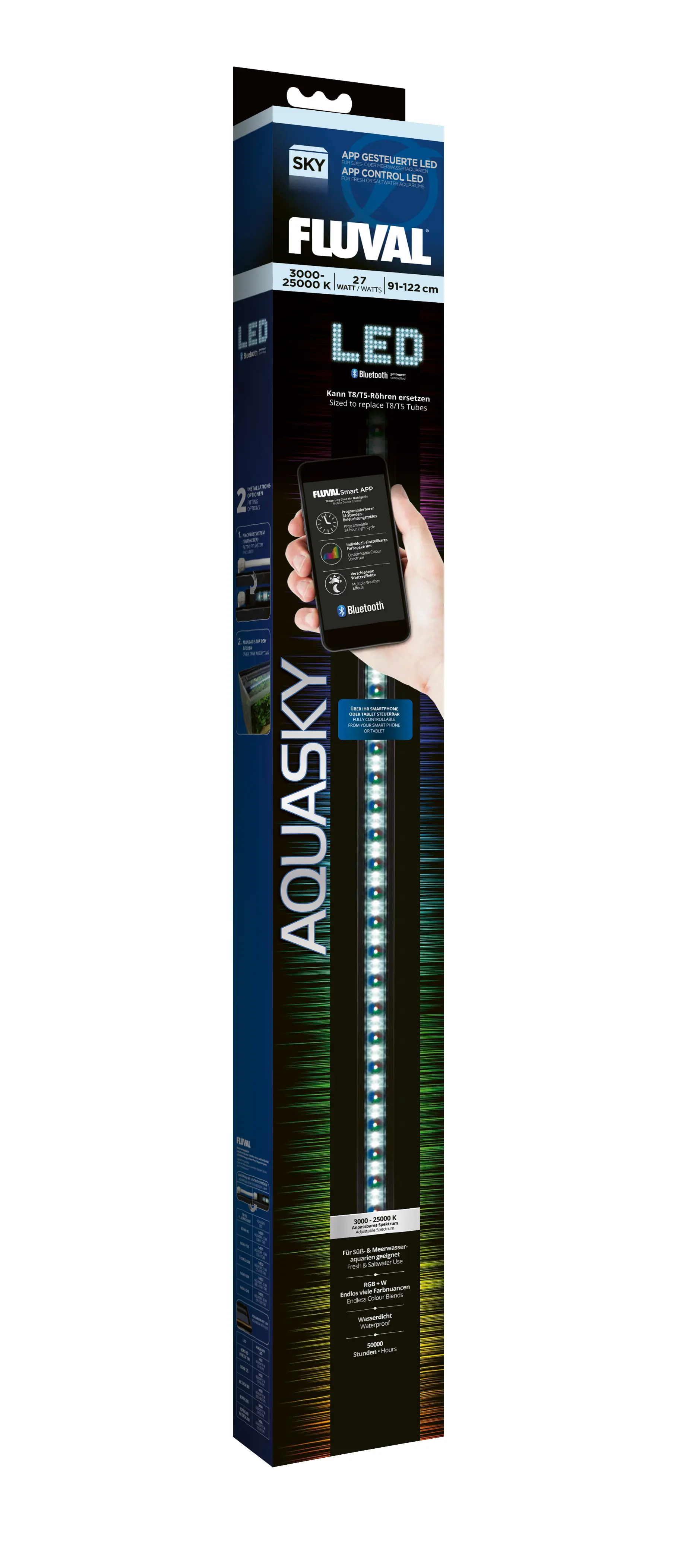 Fluval AquaSky LED 2.0 27 W, 91-122 cm