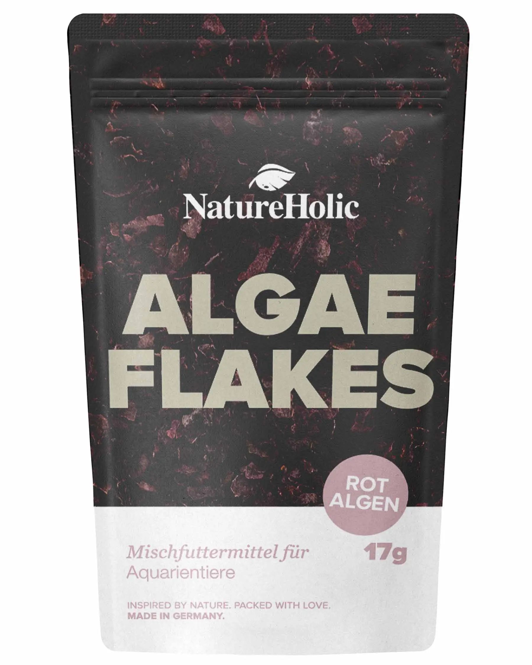 Beutel NatureHolic Algae Flakes Rotalgen Fischfutter
