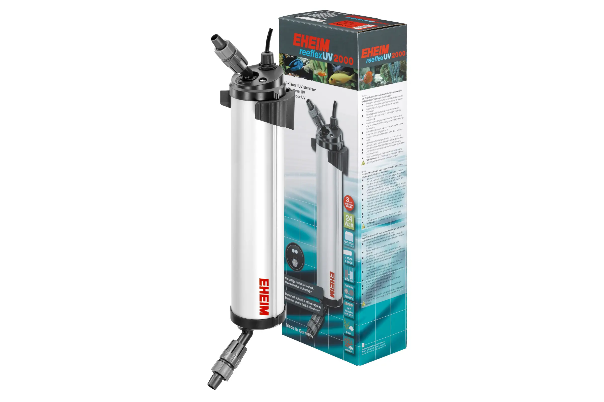 Eheim reeflexUV 2000, clarificateur UV, 24 W