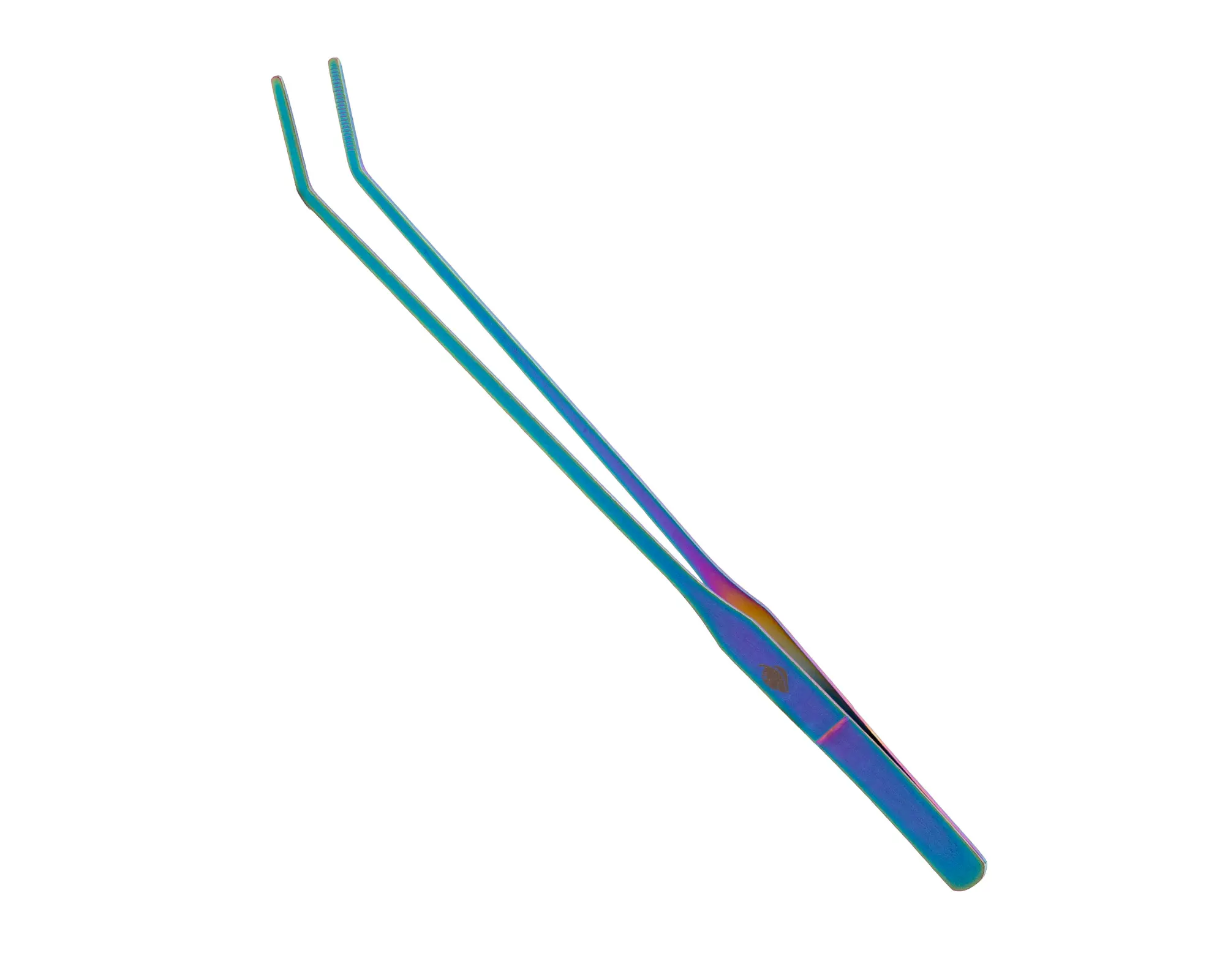 Regenbogen Pinzette mit schräger, feiner Spitze